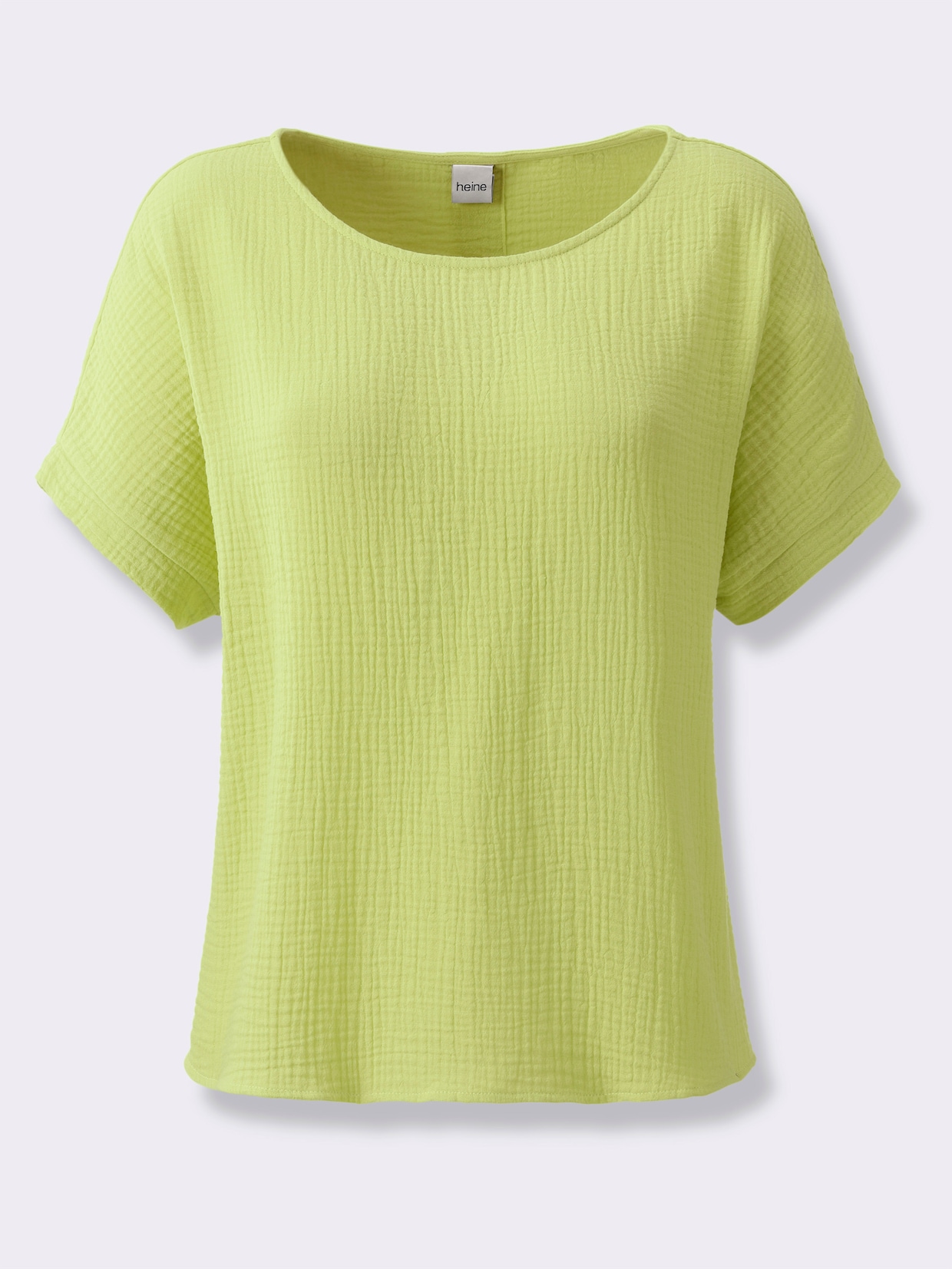 heine Baumwollbluse - pistazie