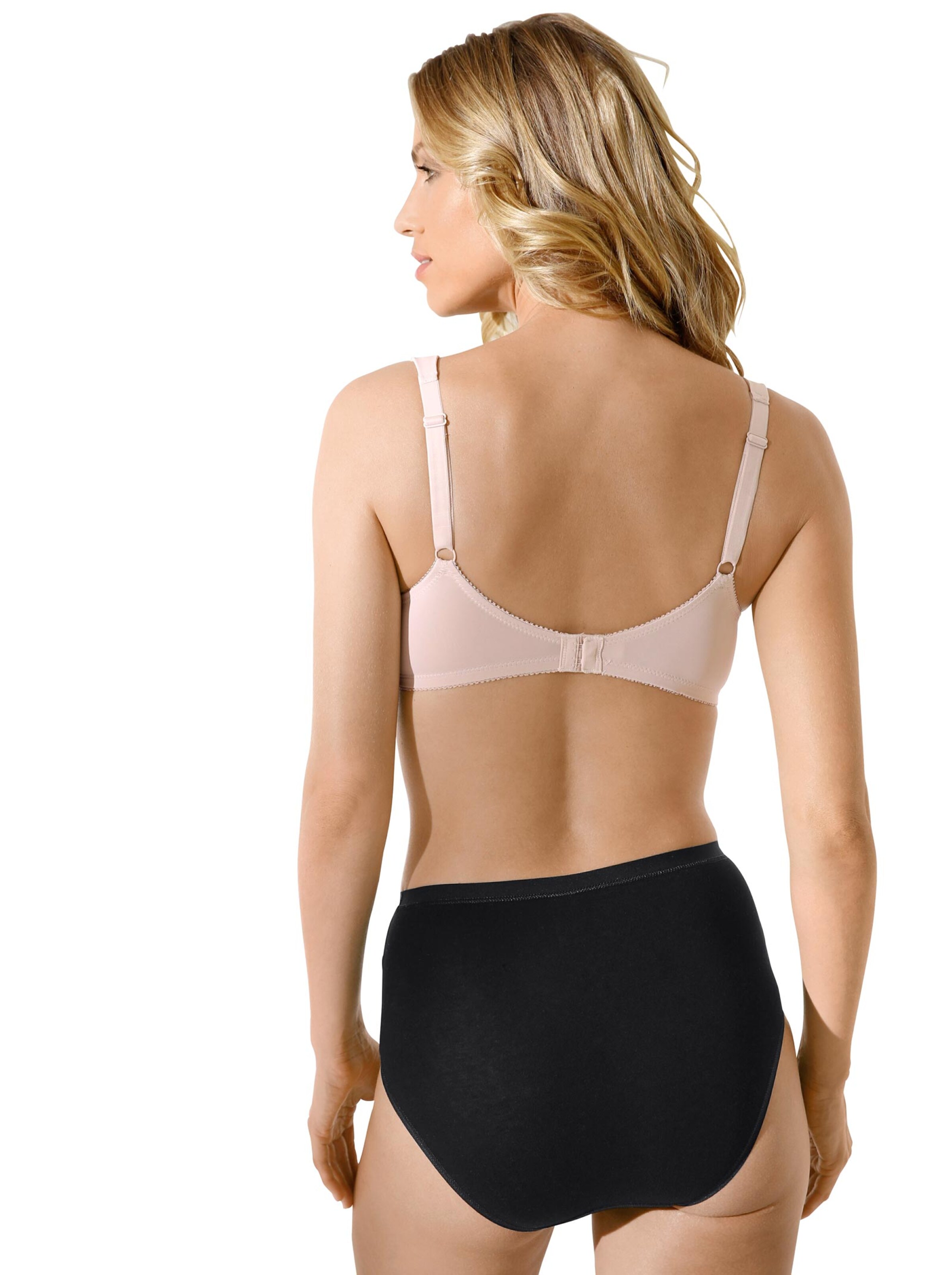 Naturana T-Shirt-BH ohne Bügel - puder