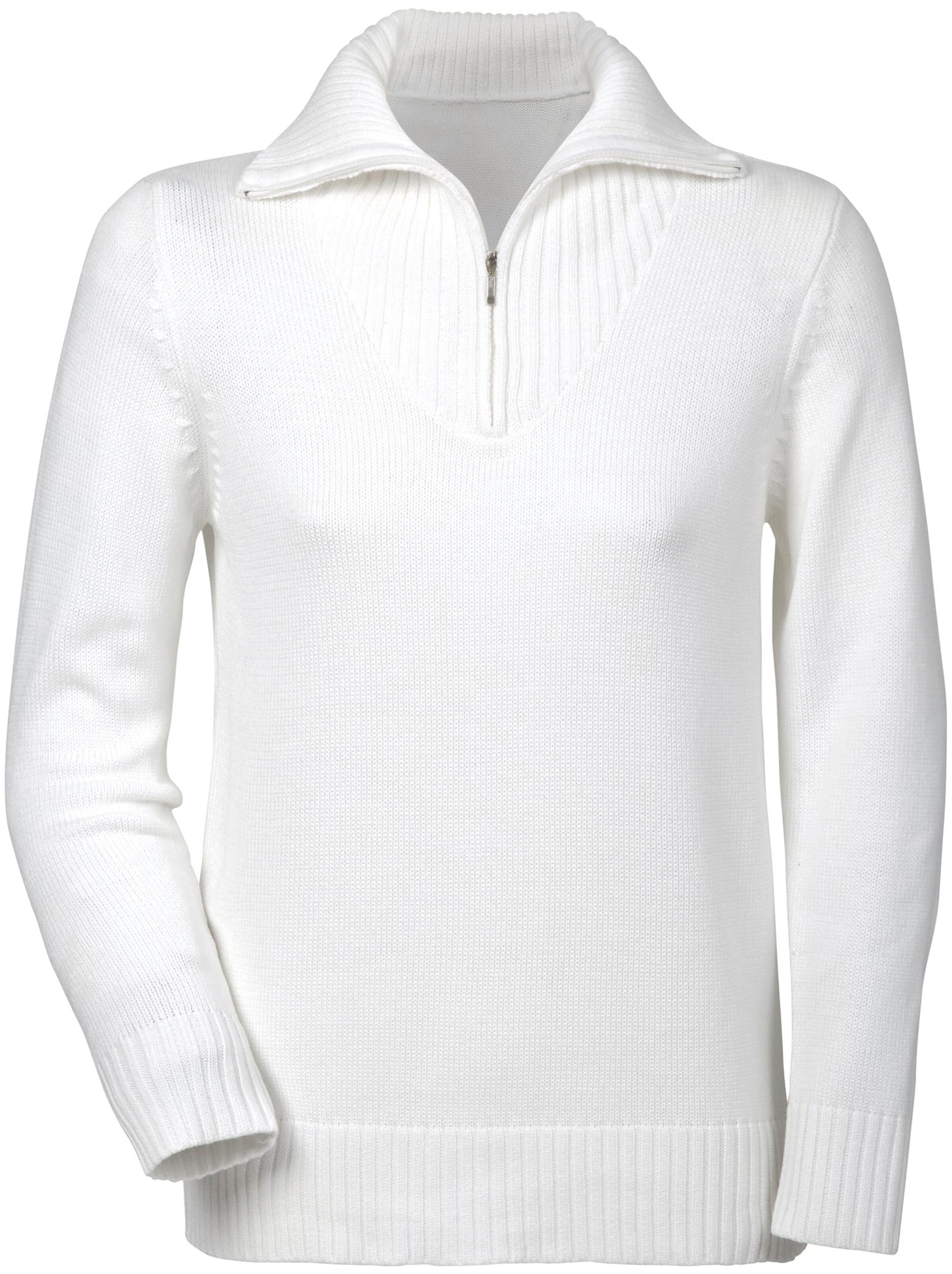 Pullover - wollweiß