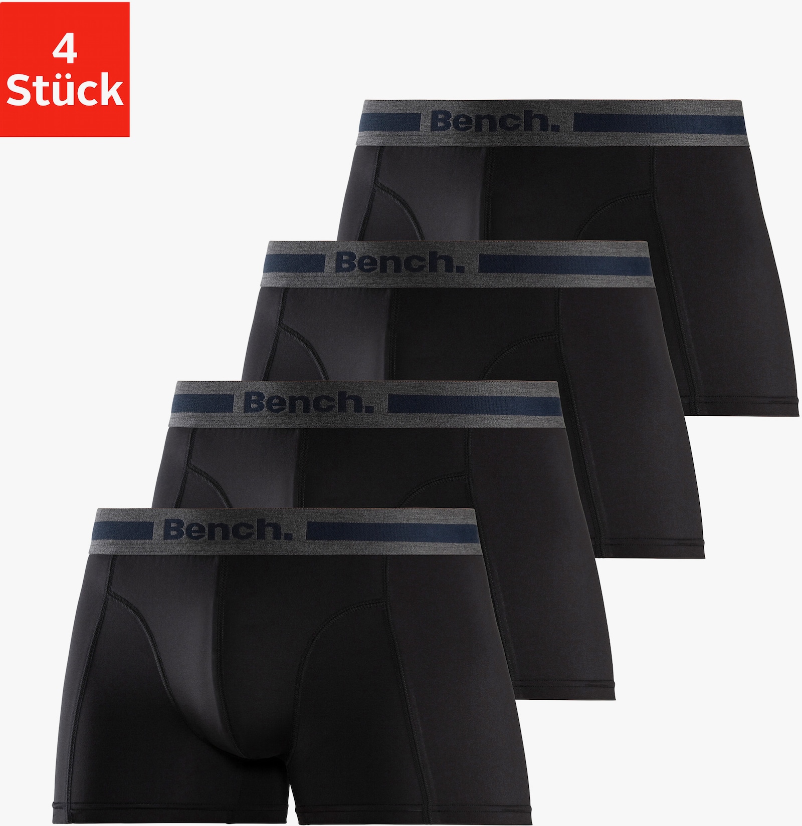 Bench. Boxer - zwart/antraciet gemêleerd