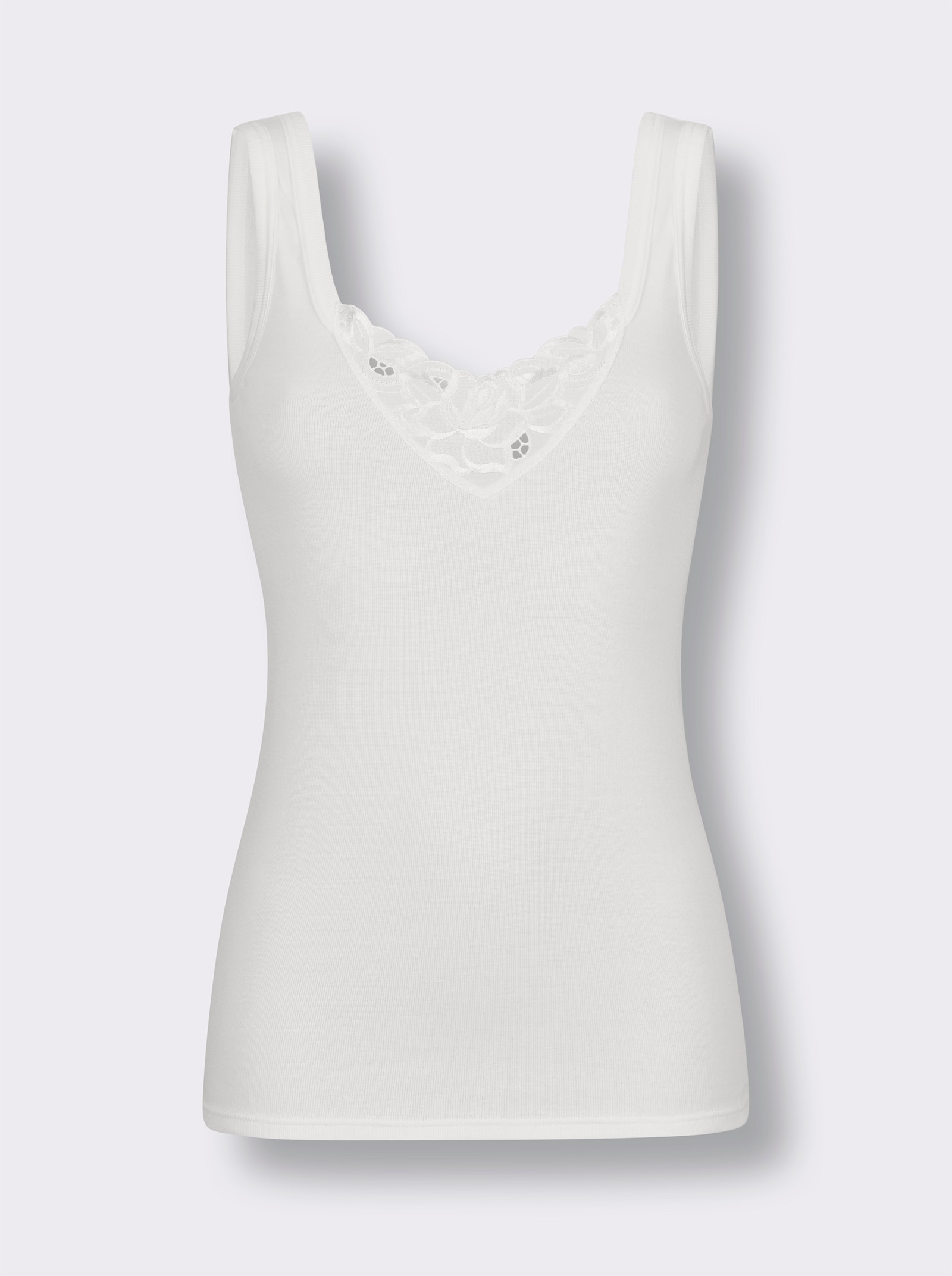 wäschepur Achselhemd - weiß