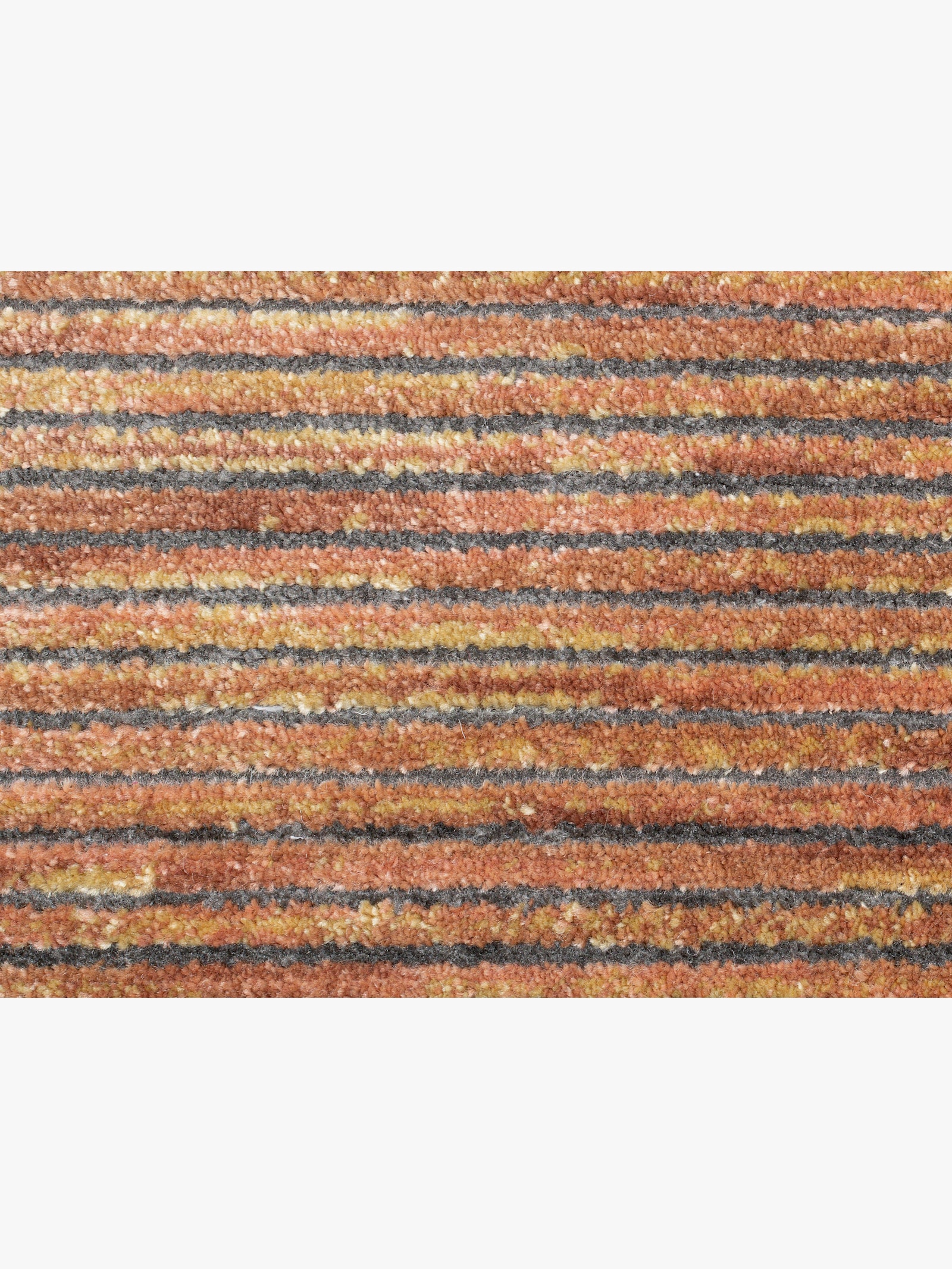 Theko Teppich - rost-meliert