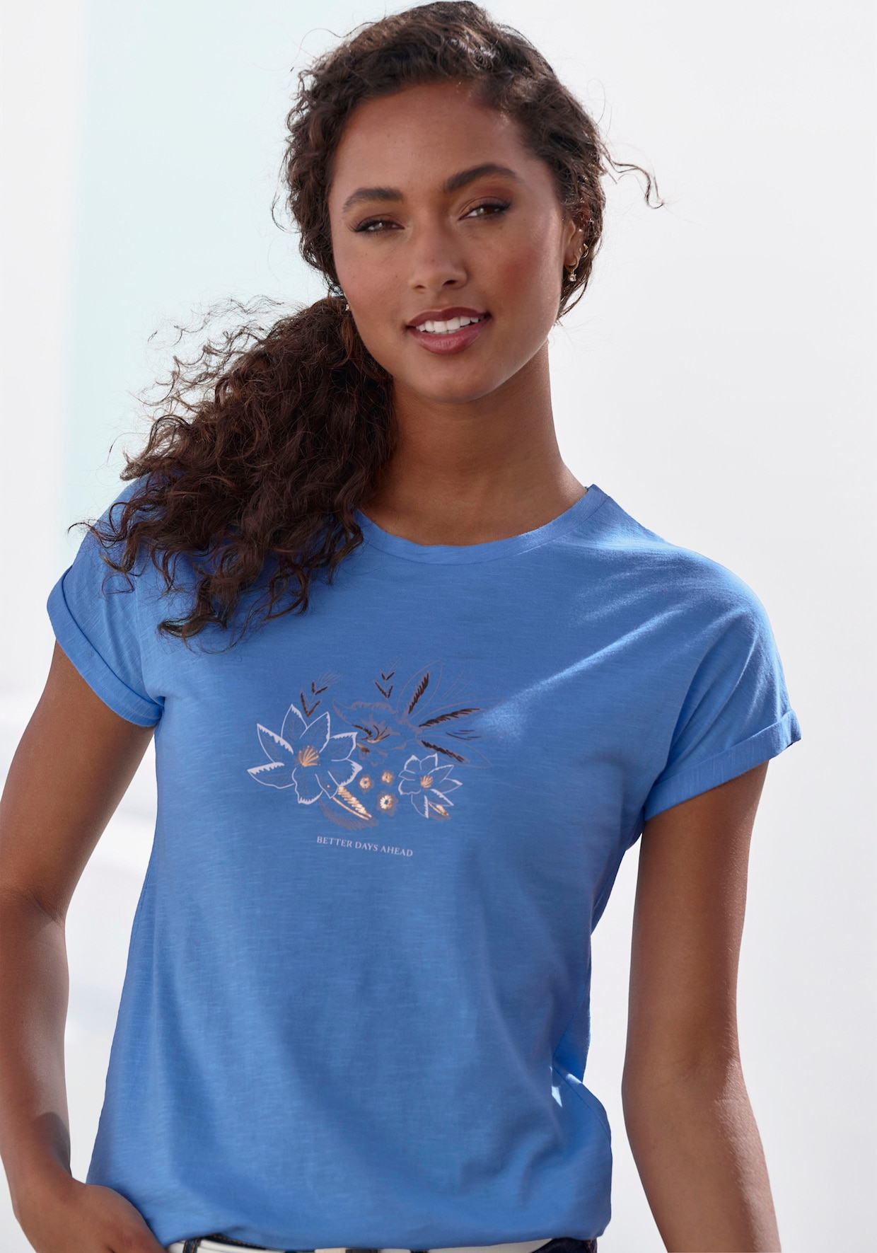 Vivance T-shirt - bleu imprimé