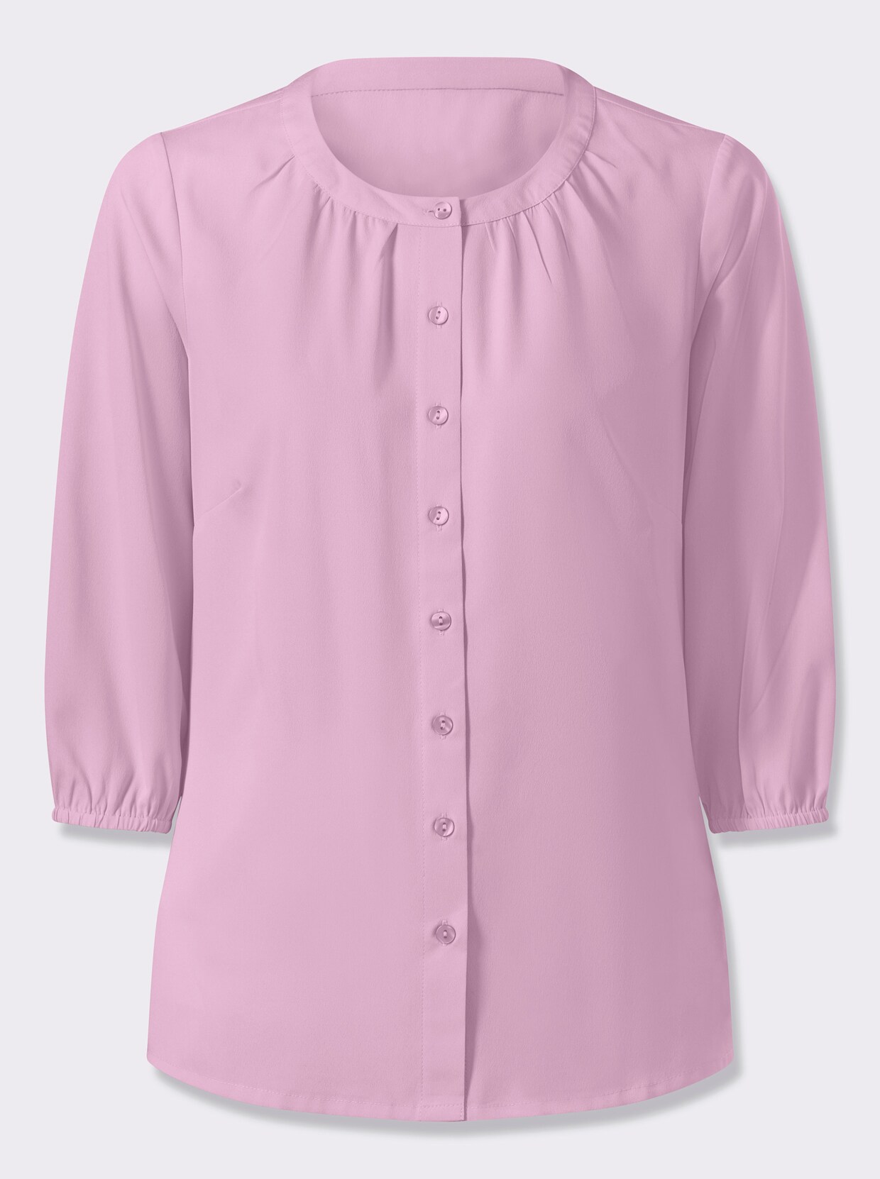 Crêpebluse - rosé