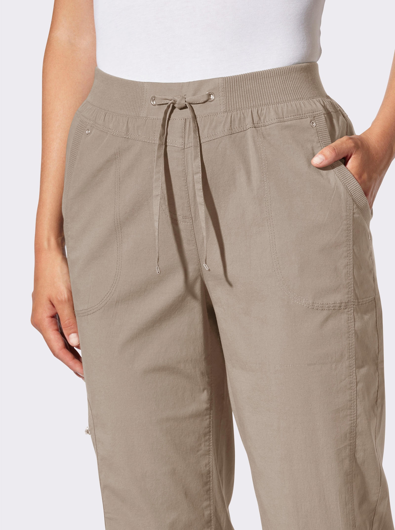 Schlupfhose mit funktionalen Taschen - sesam
