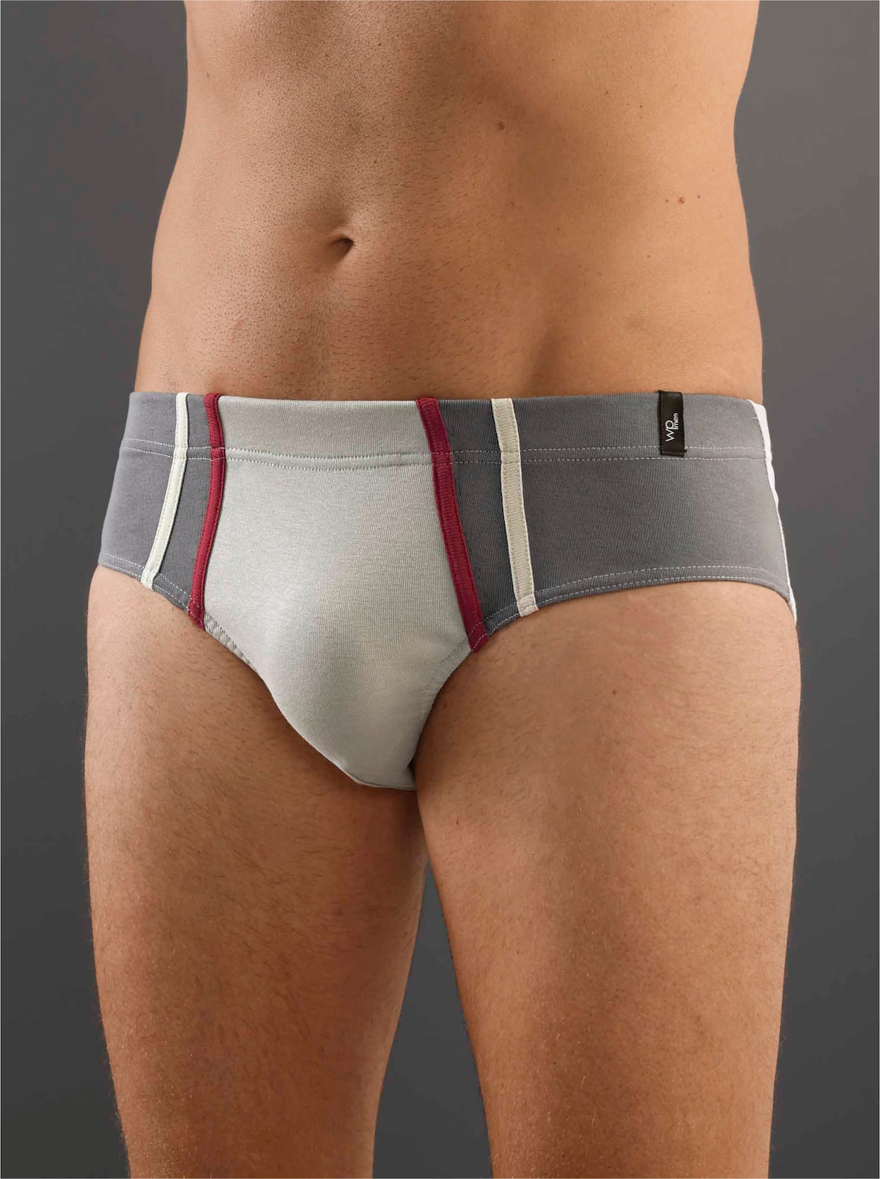 wäschepur men Slip - jeansblauw + antraciet + bleu + steengrijs