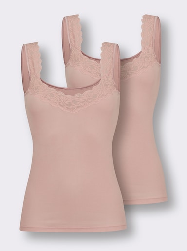 wäschepur Achselhemd - puder