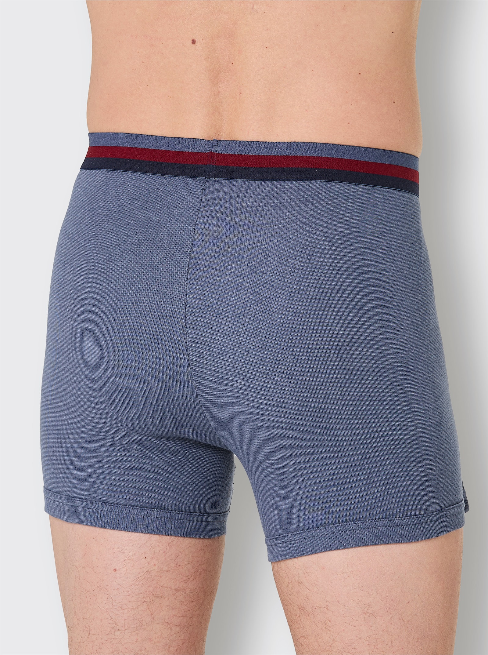 Broek kort - rookblauw