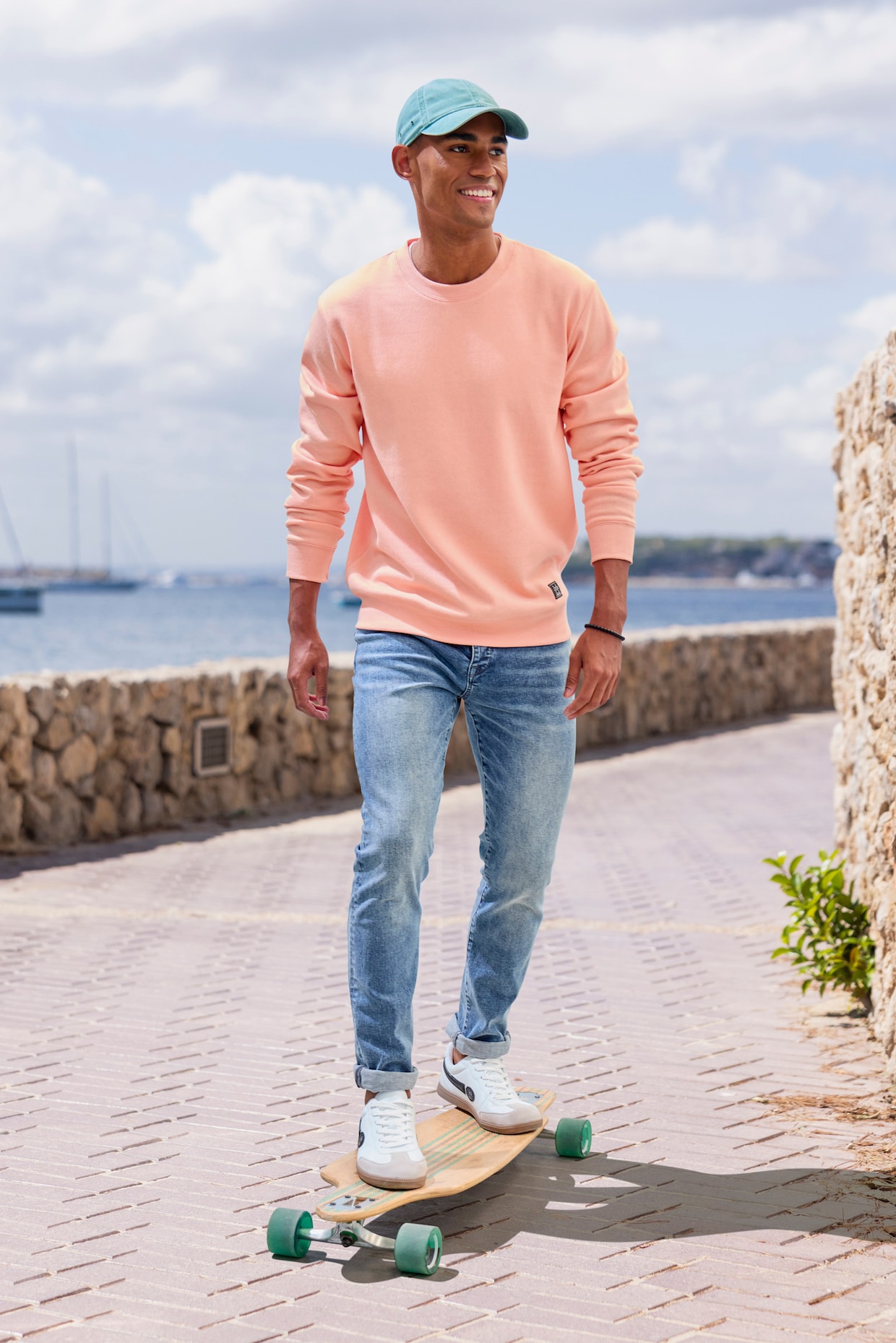 Sweatshirt - apricot