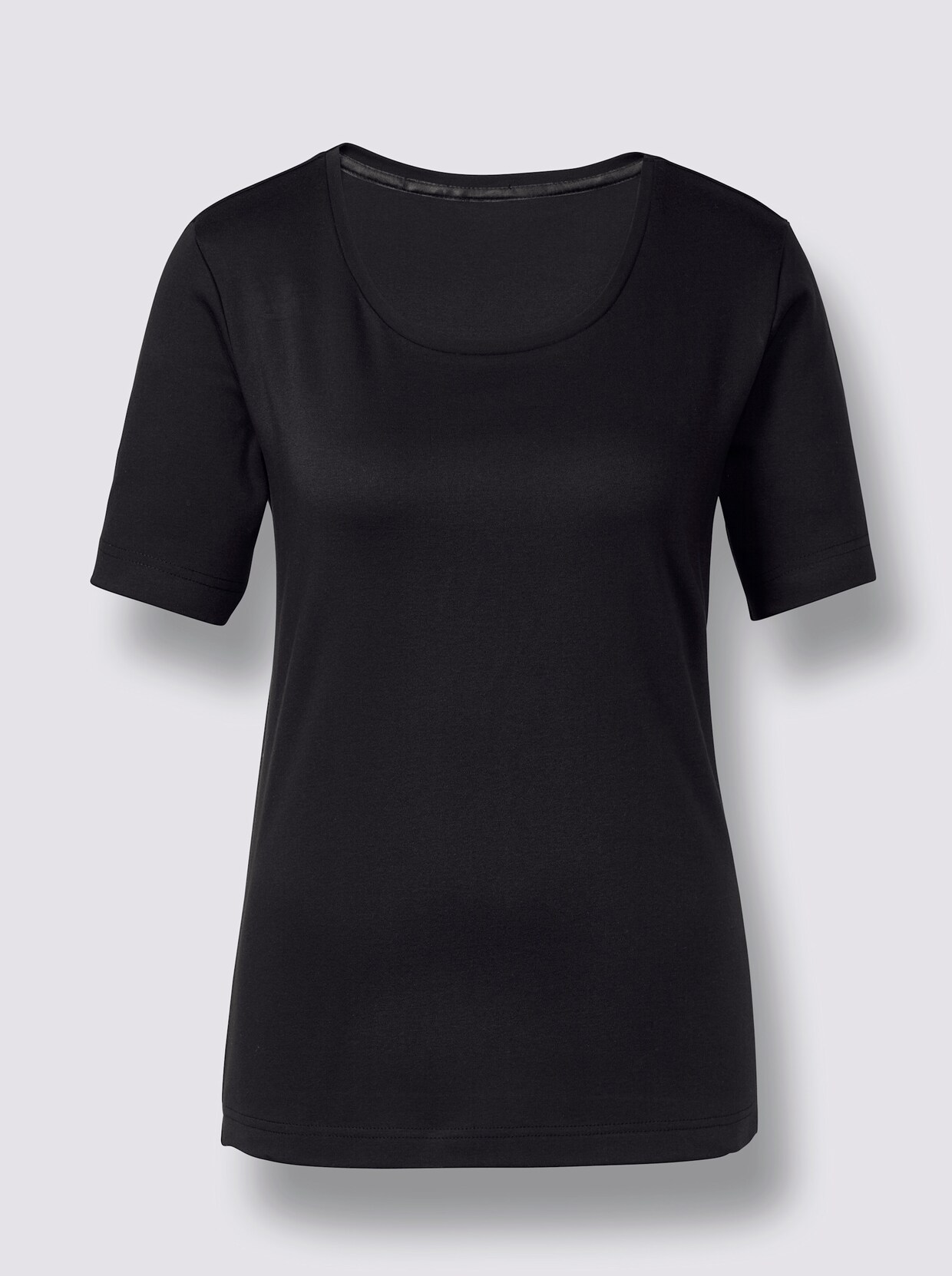 Creation L Premium Baumwoll-Shirt - schwarz