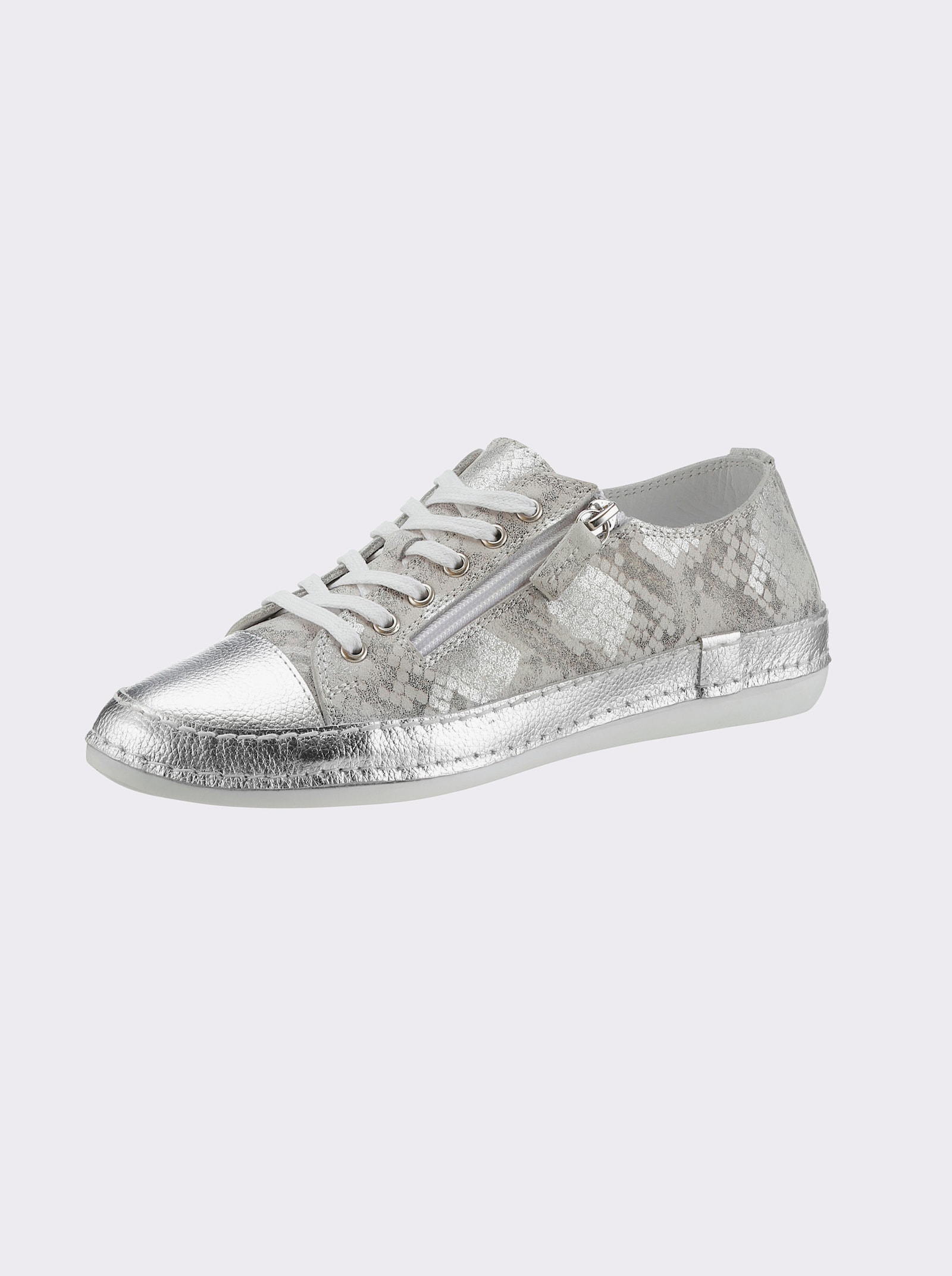 Andrea Conti Sneaker - taupe-silberfarben