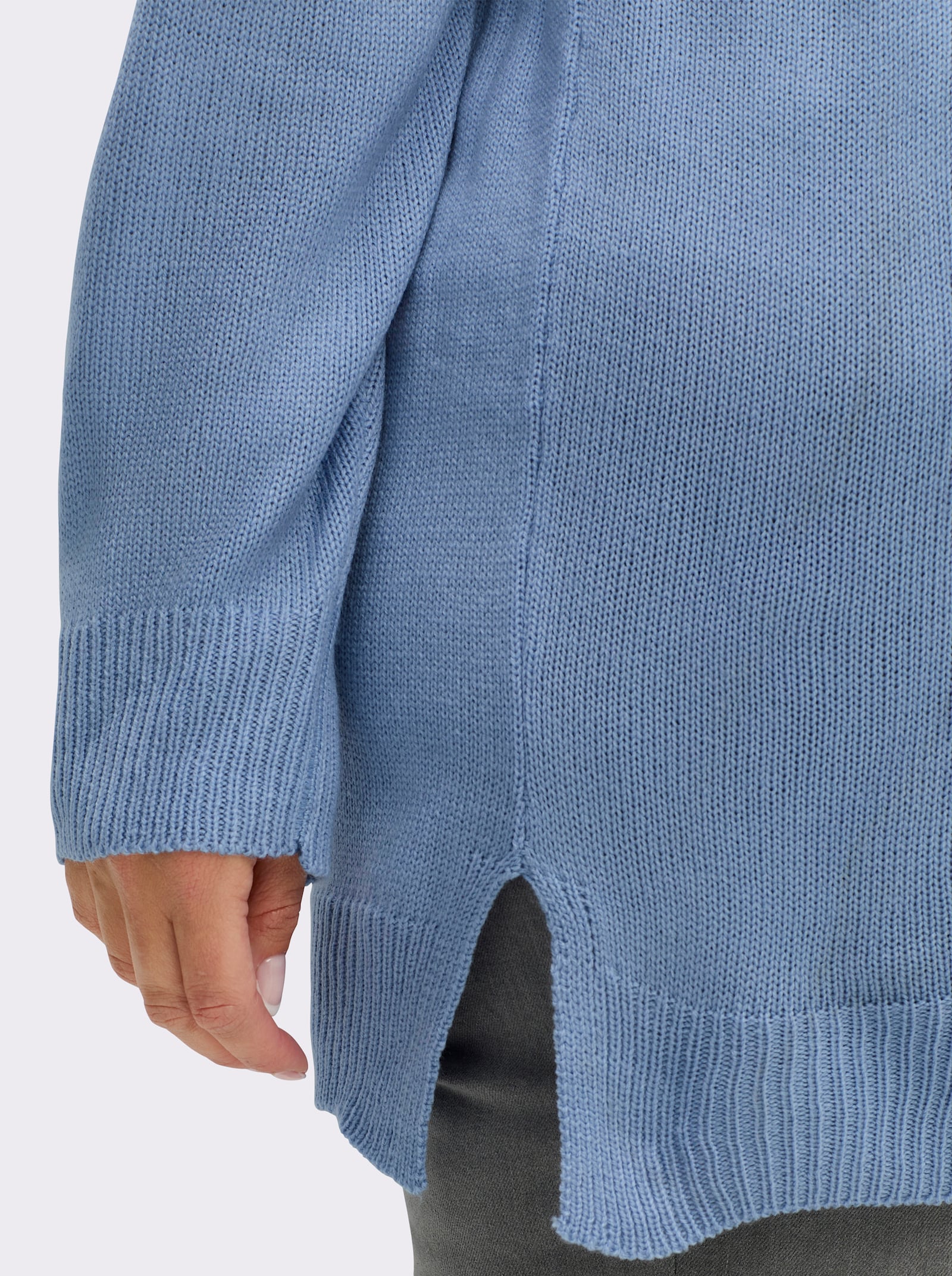 Longpullover mit Norwegermuster - bleu-dunkelblau