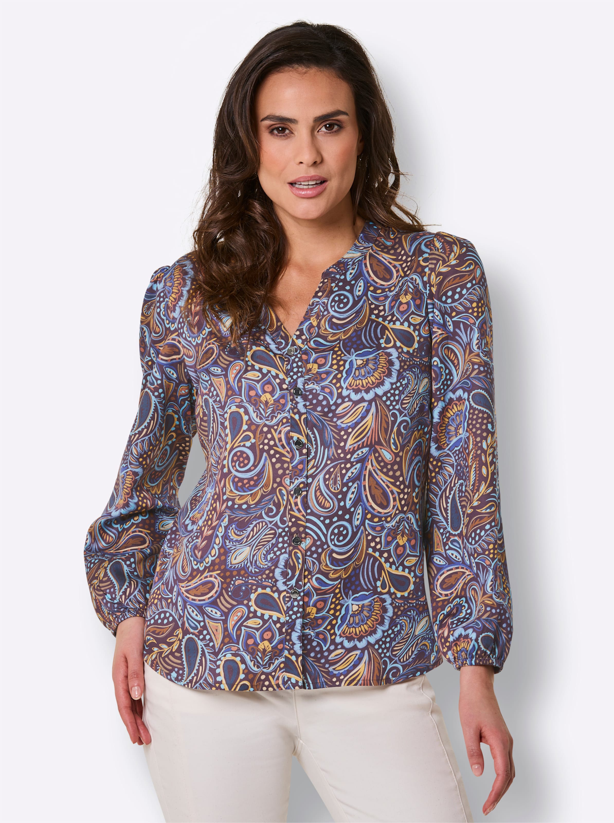 Druckbluse