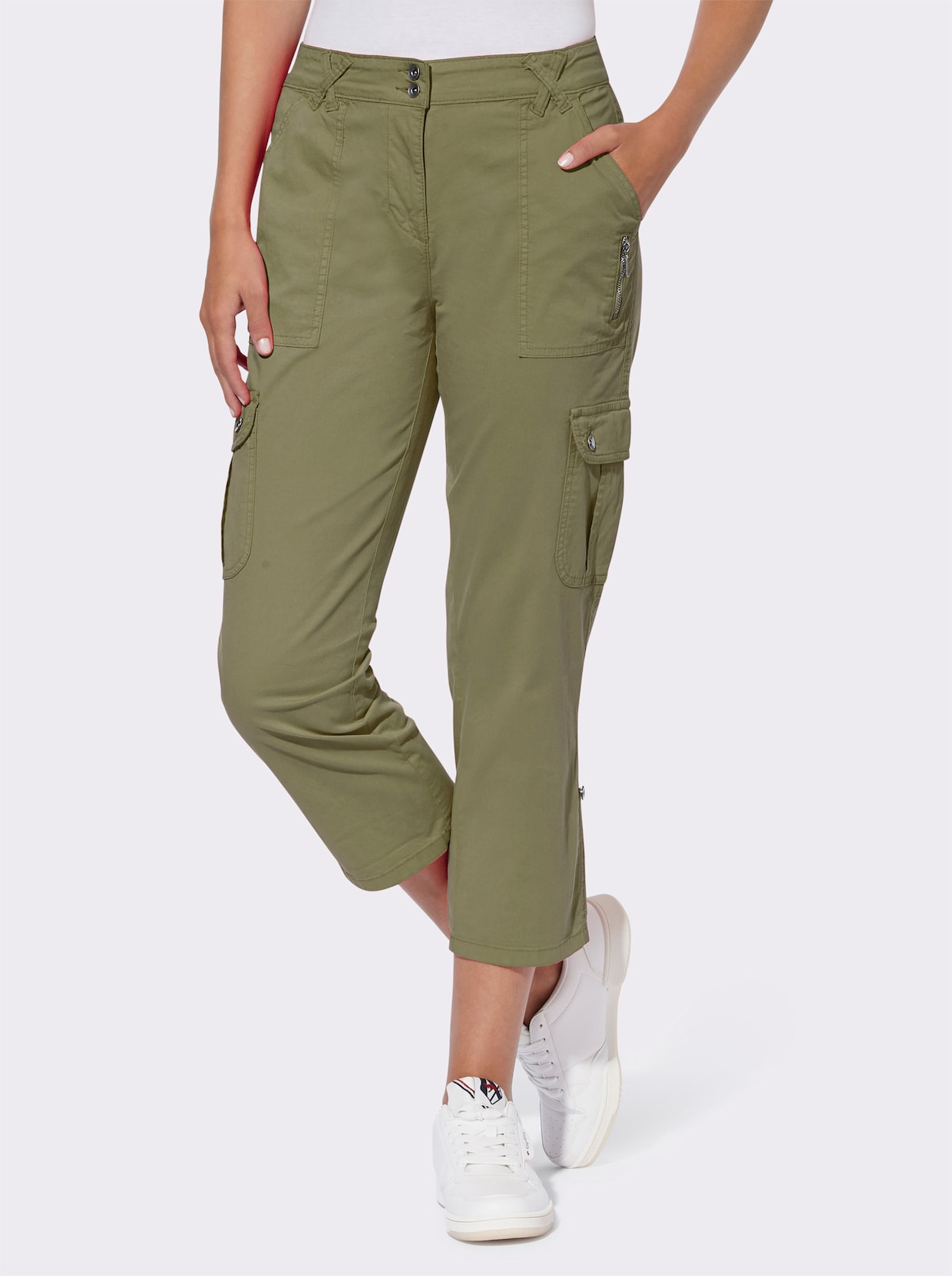 heine Cargohose - oliv