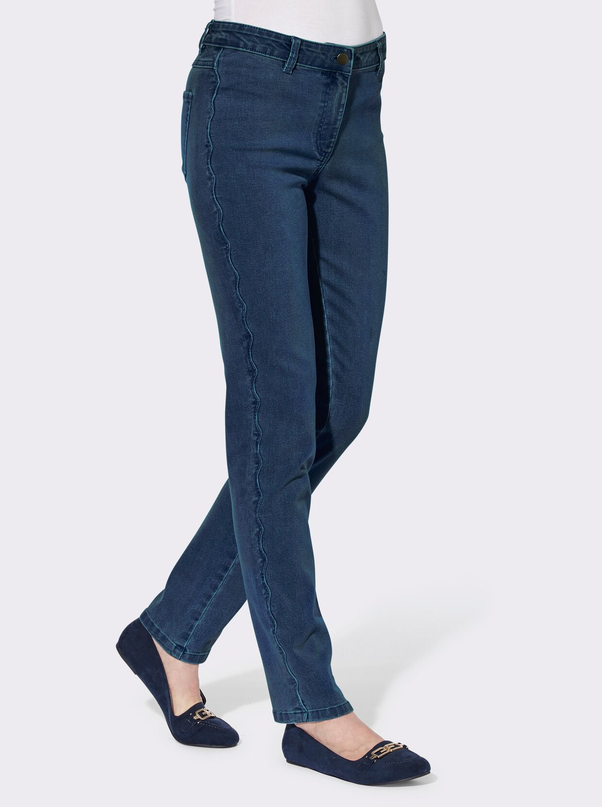 jeans - darkblue stone-washed