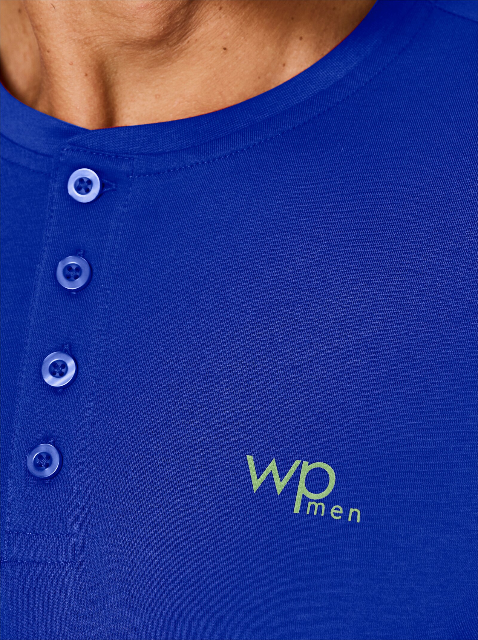 Schlafanzug-Shirt - royalblau