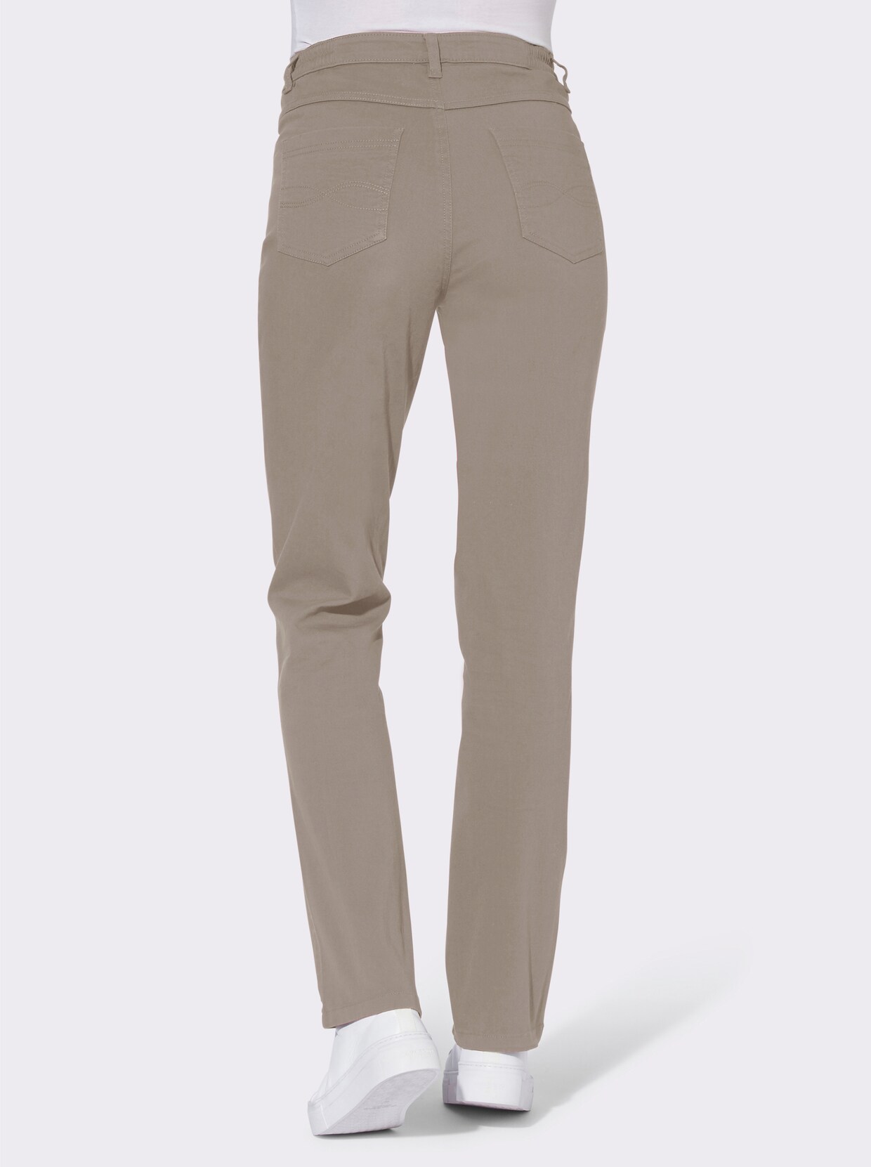 Stretchbroek - sesam