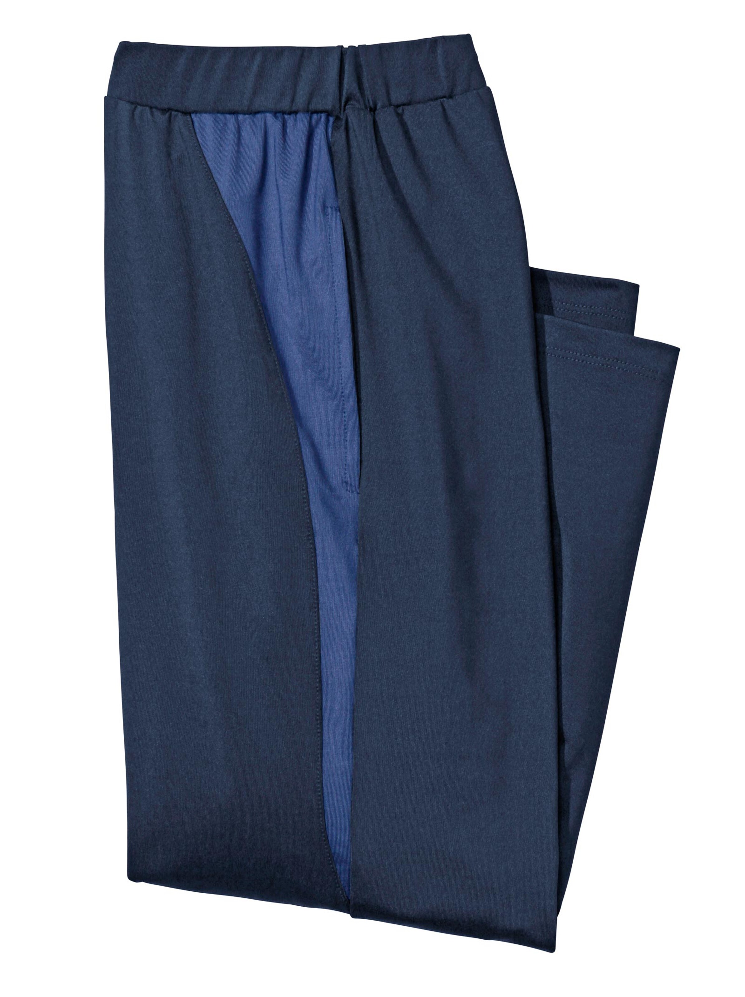 Capri-Freizeithose - marine-blau