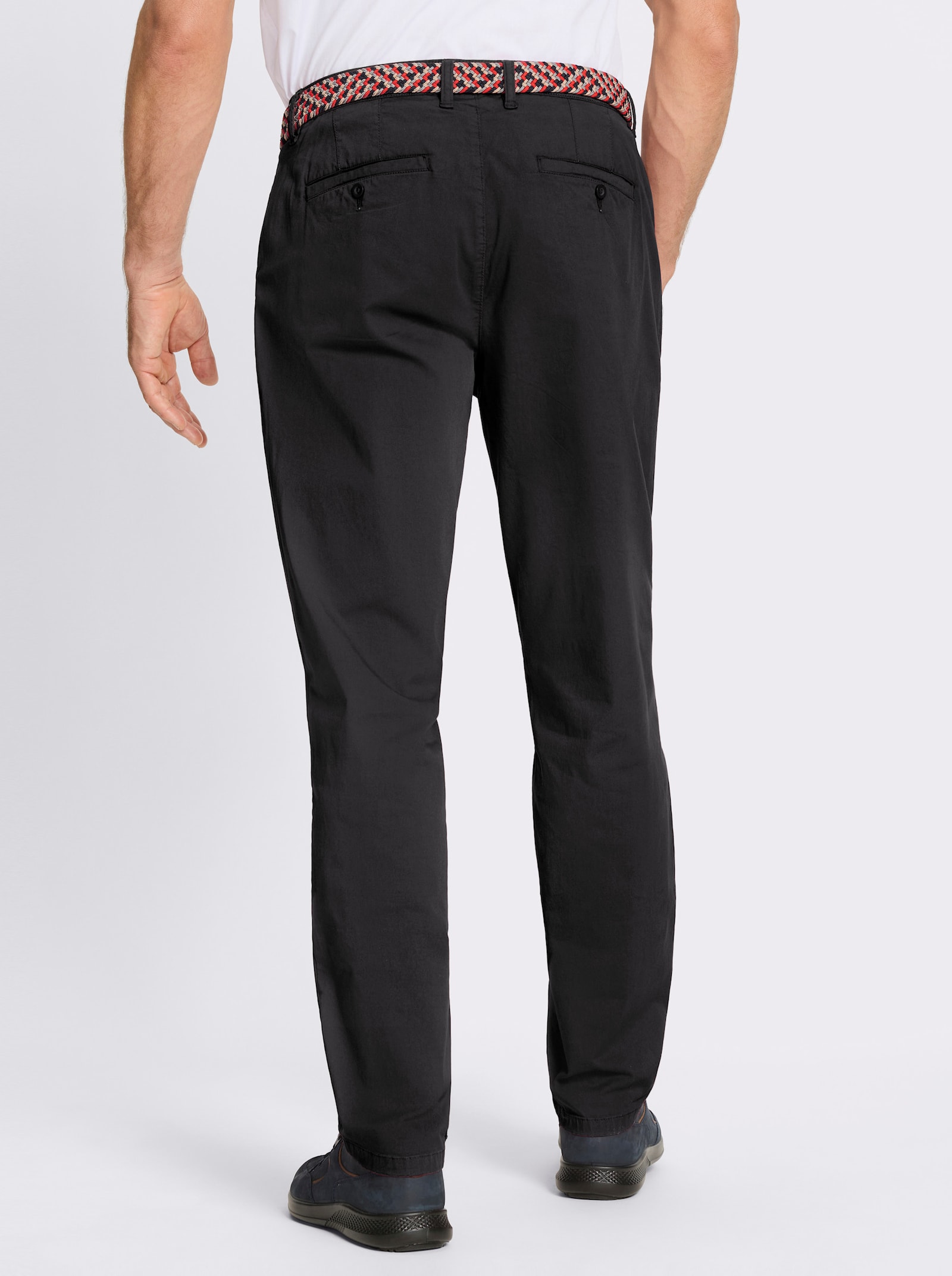Marco Donati Hose in leichter Twill-Qualität - schwarz