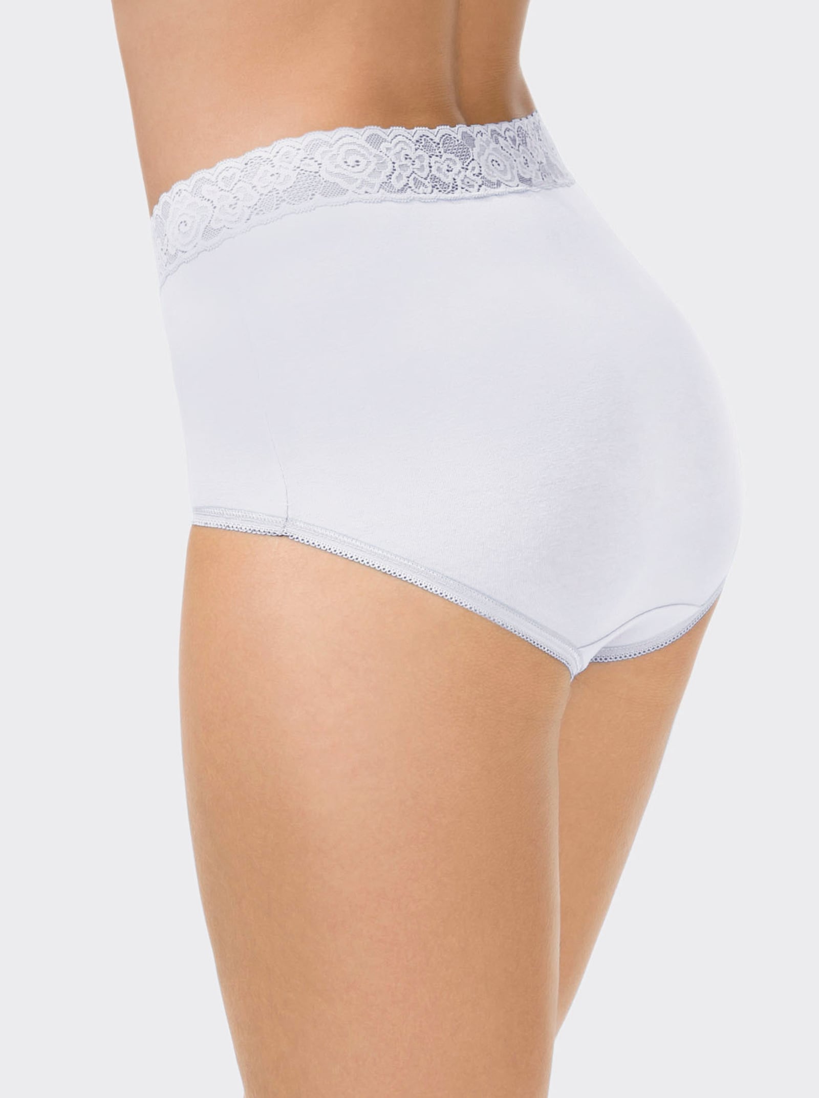 wäschepur Tailleslip met elastisch kant - op kleur gesorteerd