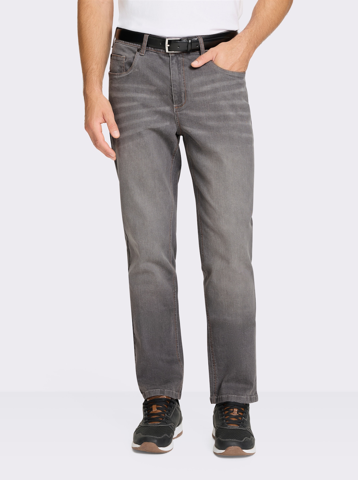 Catamaran 5-Pocket-Jeans mit Waschung - stone-grey-denim