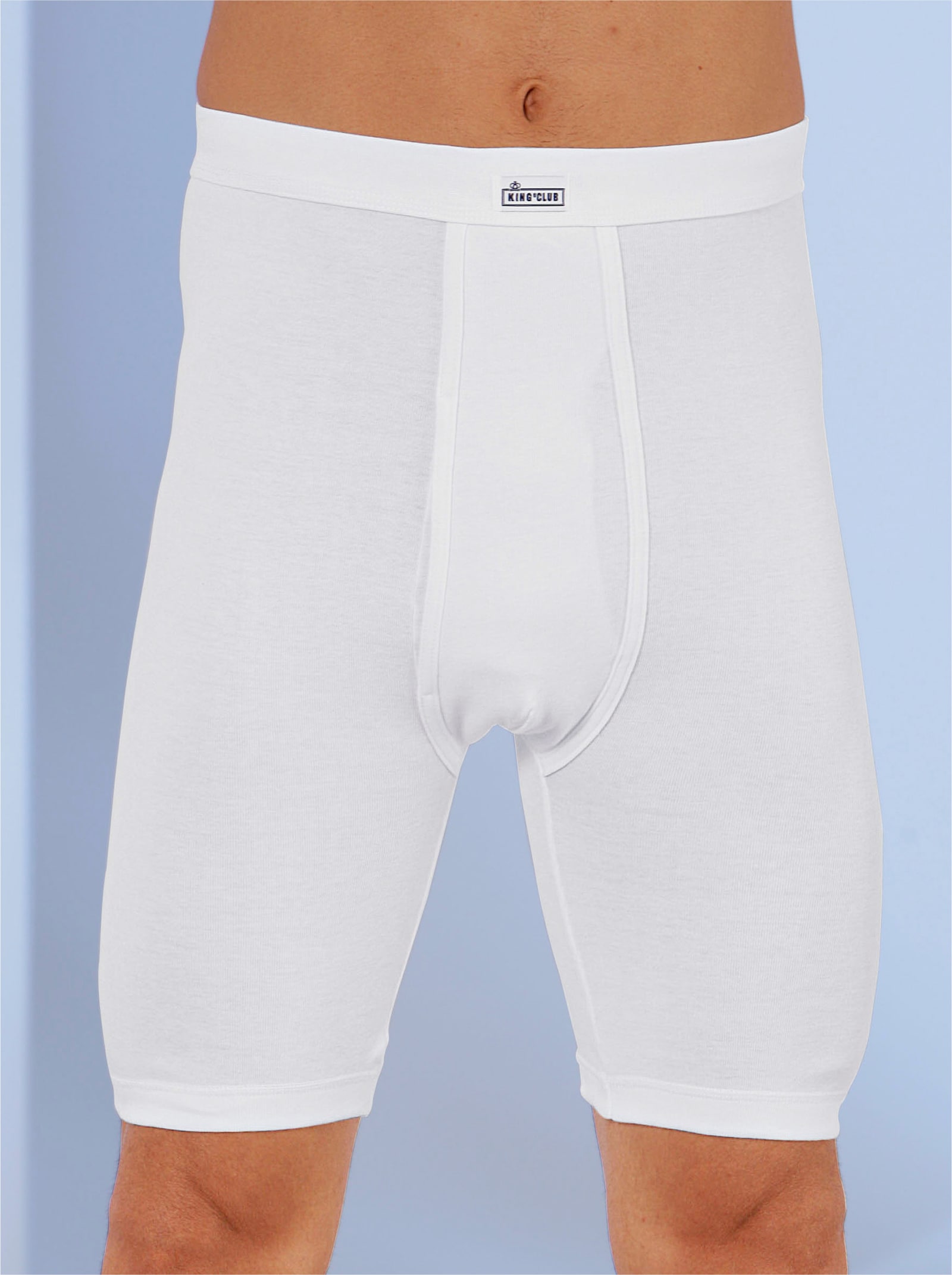 KINGsCLUB Kalhoty ke kolenům - bílá