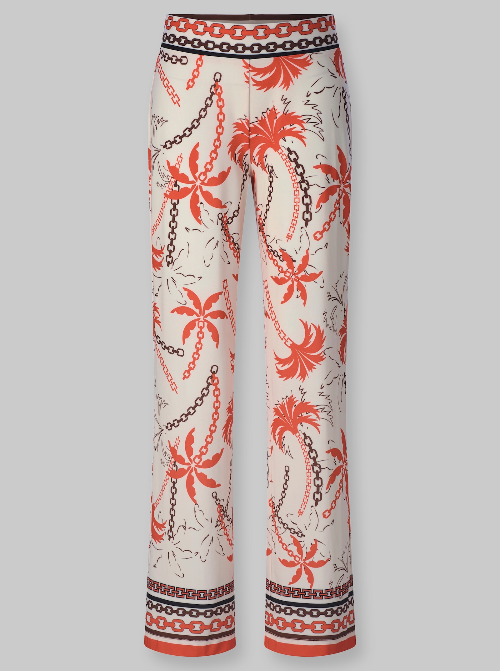 heine Schlupfhose mit Druckdessin - champagner-terra-bedruckt