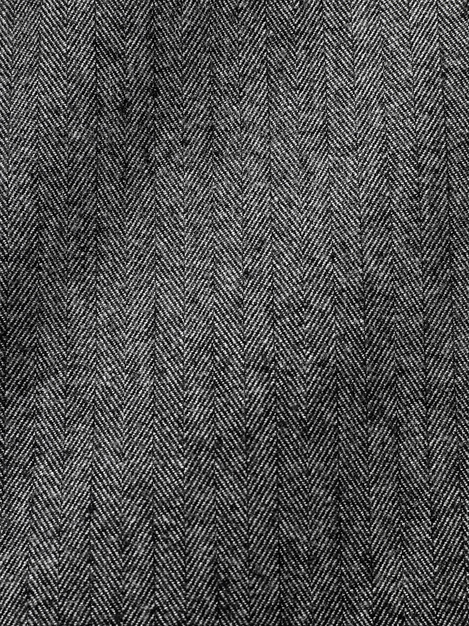 Marco Donati Chinohose mit Fischgrat-Dessin - schwarz-gemustert