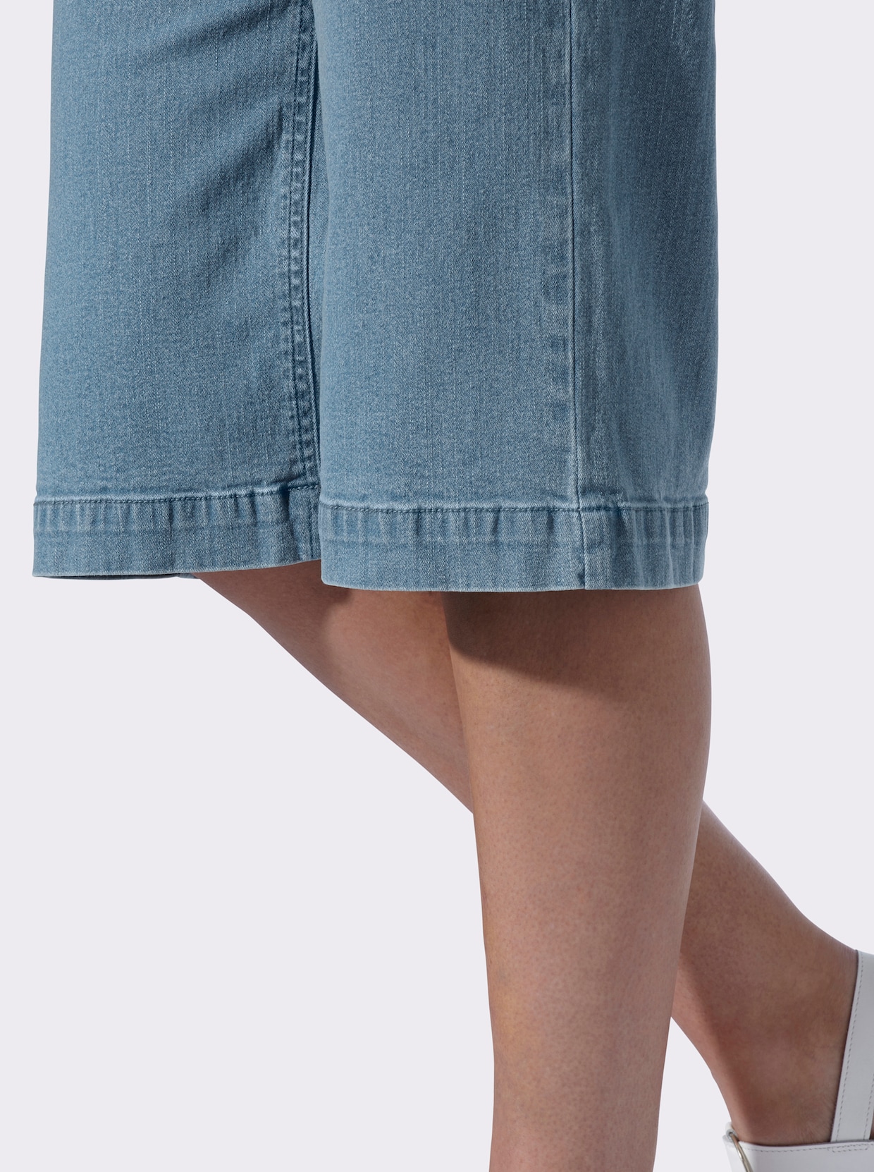 heine Jeansbermudas - blue-bleached