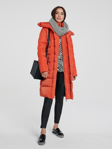 heine manteau en duvet - orange