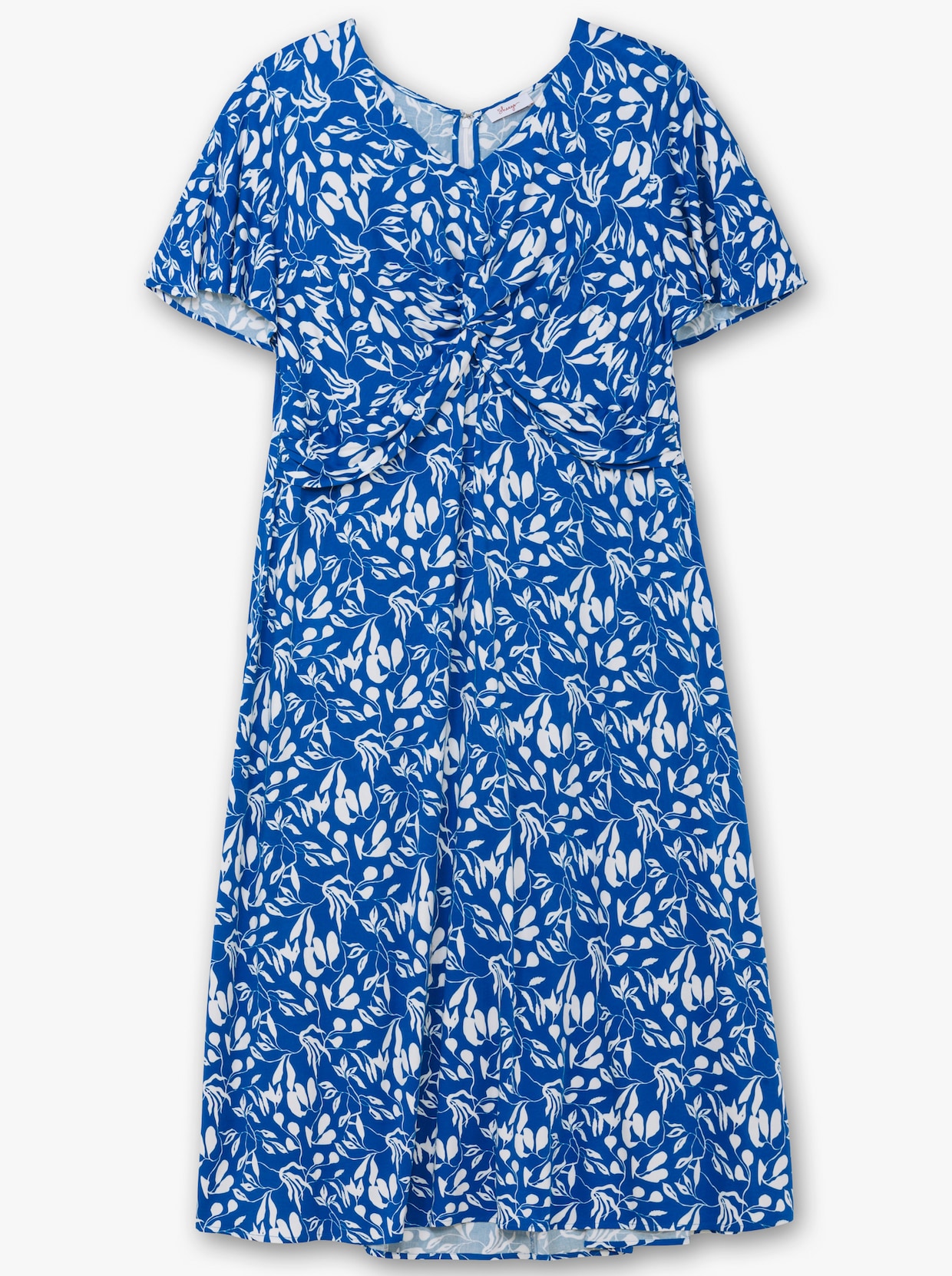 sheego Sommerkleid - kobalt-bedruckt