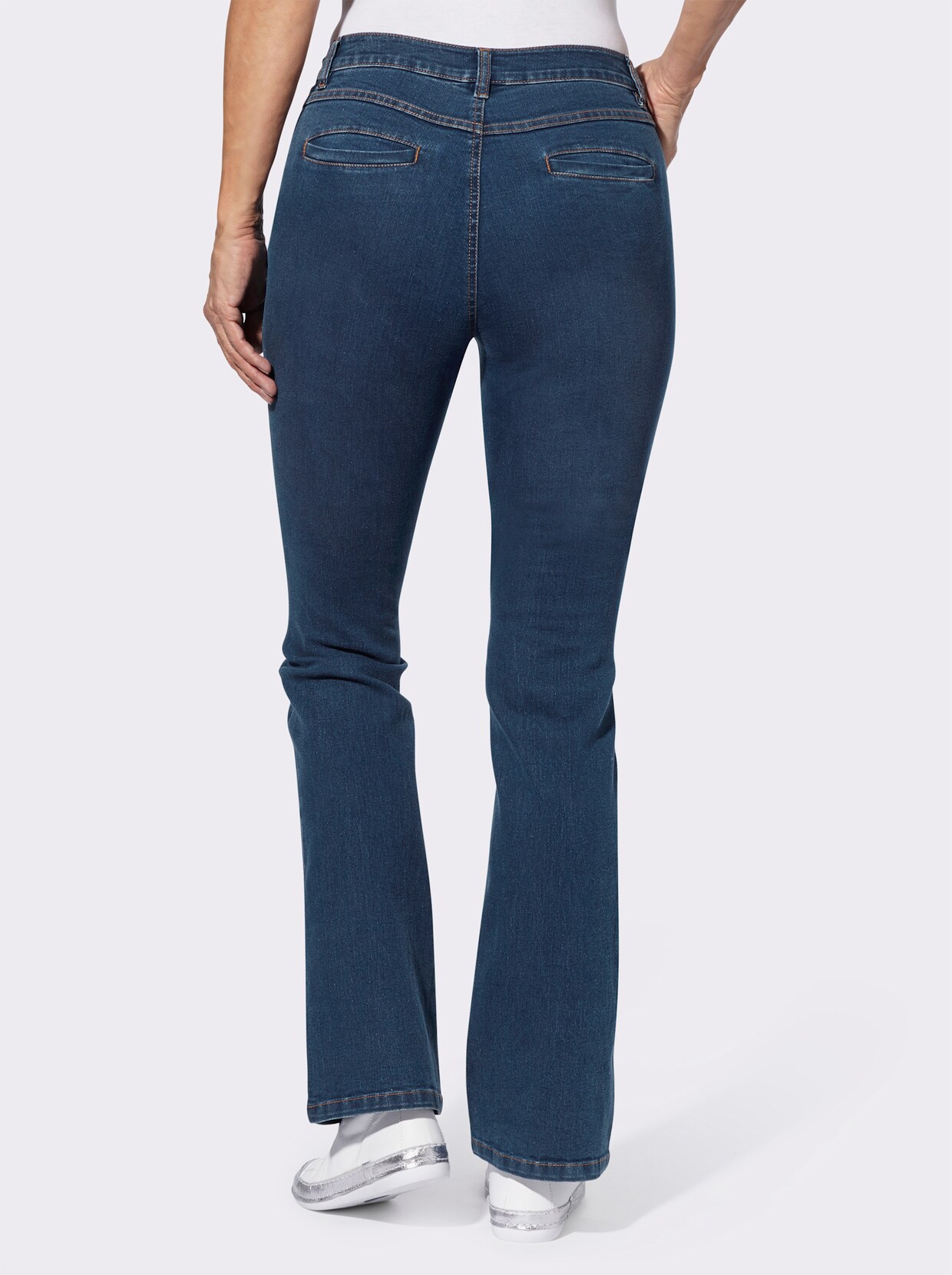 Vidtjeans - blue-stone-washed