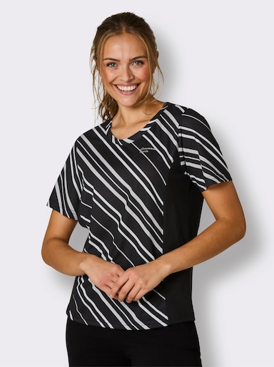 Catamaran Sports Funktionsshirt - schwarz-gemustert