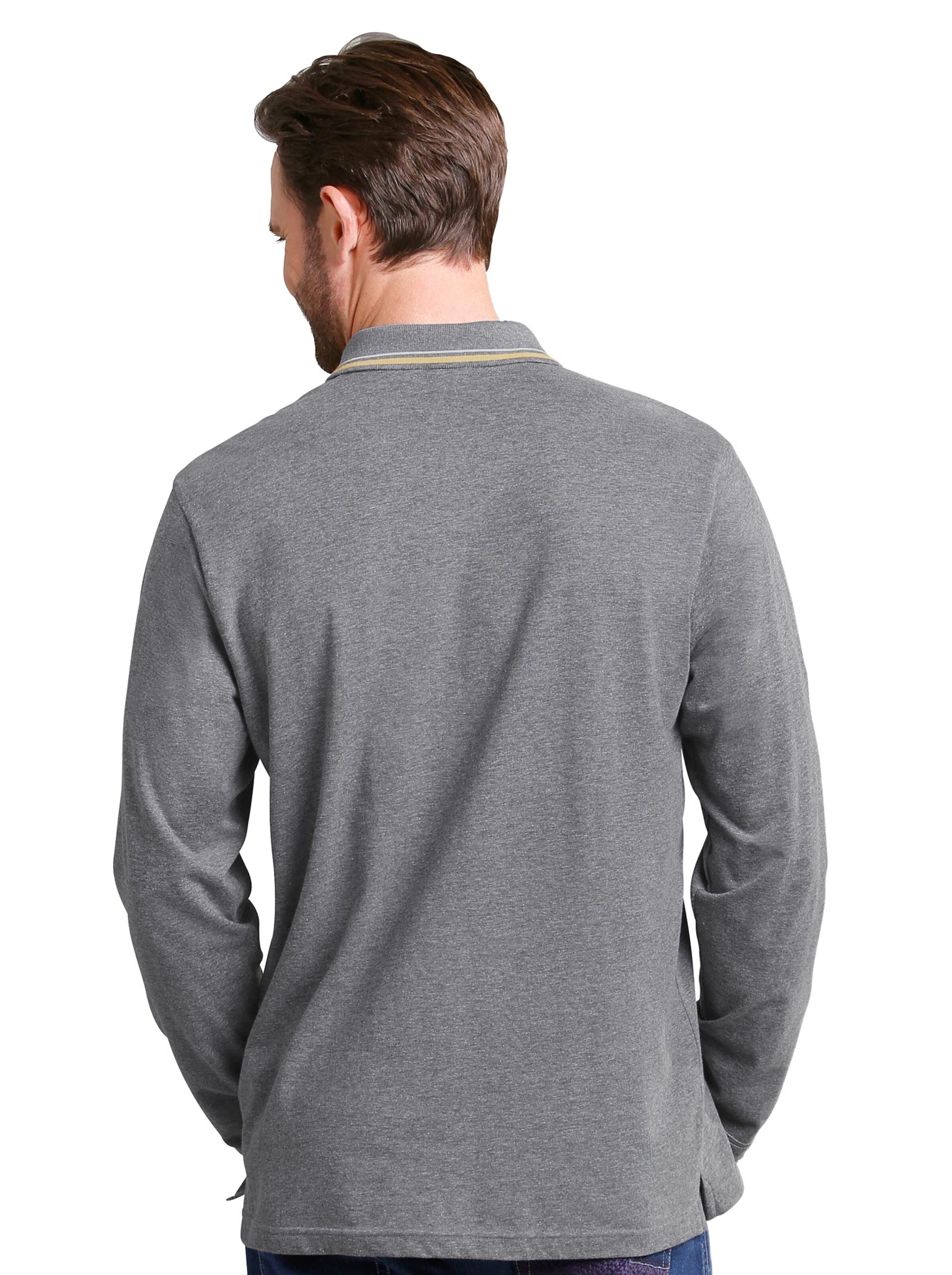 Poloshirt - grau-meliert