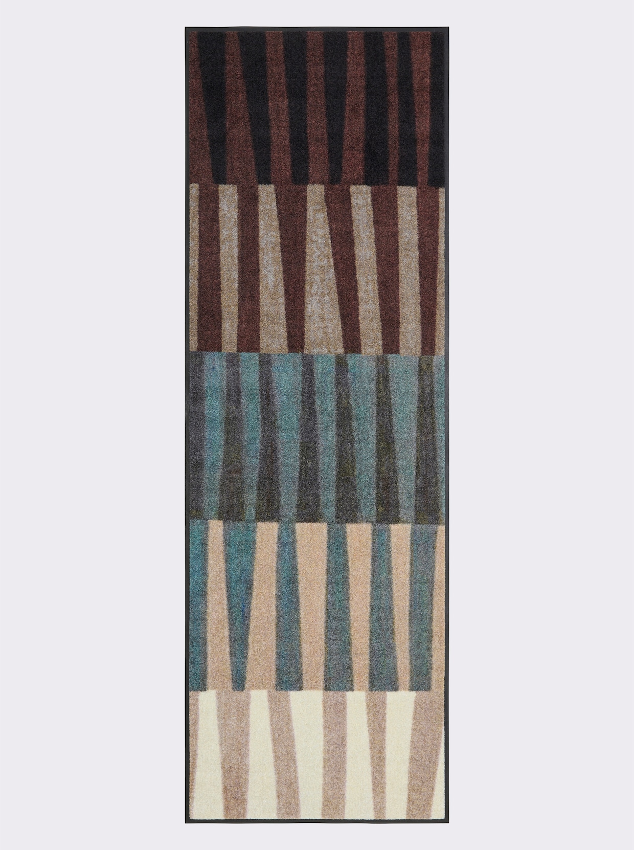 wash+dry by Kleen-Tex Fussmatte - schoko-beige-bedruckt