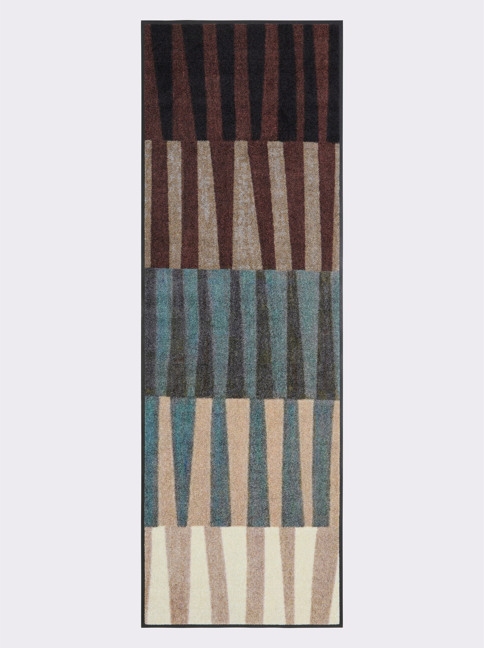 wash+dry by Kleen-Tex Fussmatte - schoko-beige-bedruckt