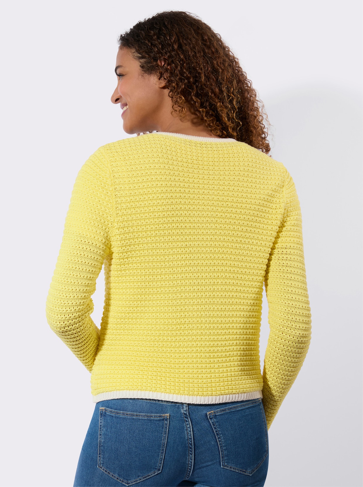 Cardigan - zitrone