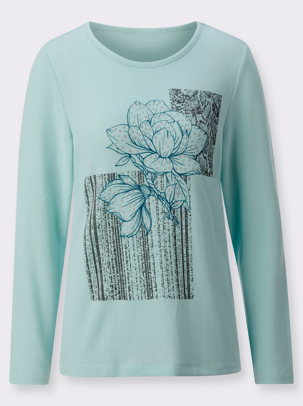 Shirt met lange mouwen - mint
