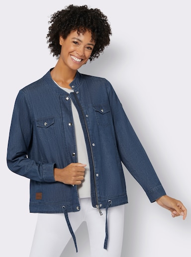 Jeans-Jacke - blue-stone-washed