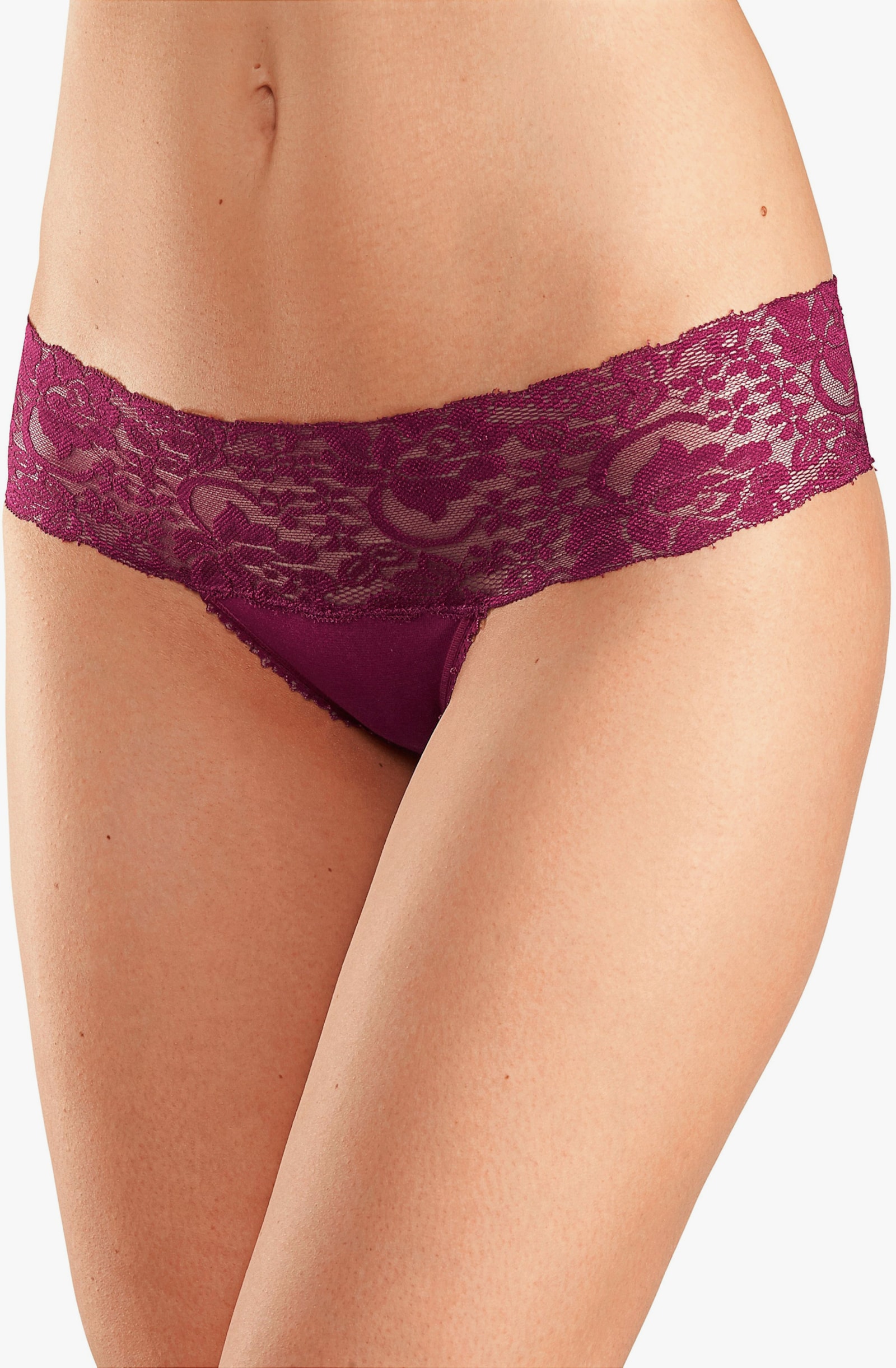 Vivance Brazilian slip - petrol, taupe, bordeaux