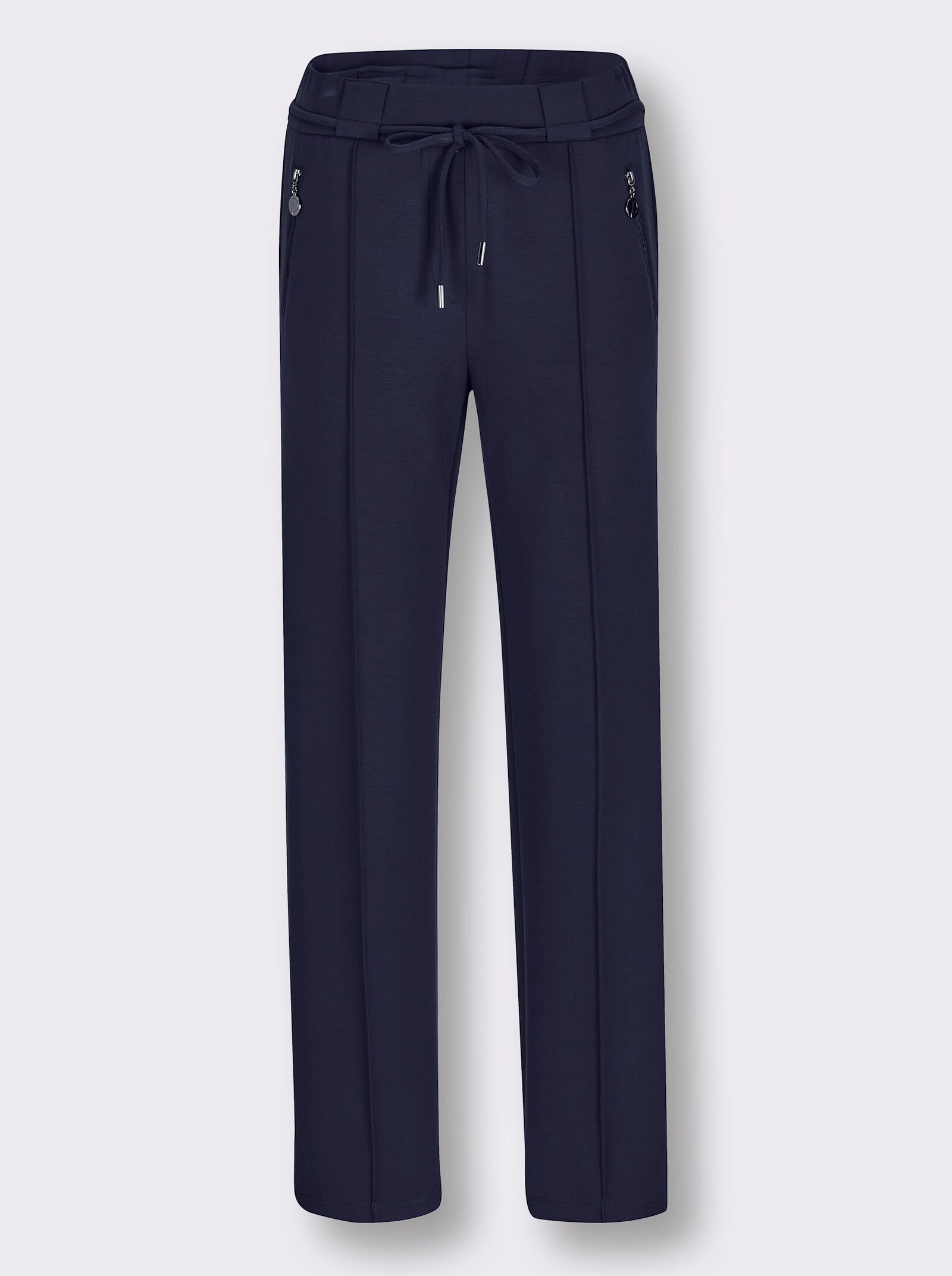 CREATION L PREMIUM Jerseyhose in Interlock-Qualität - marine
