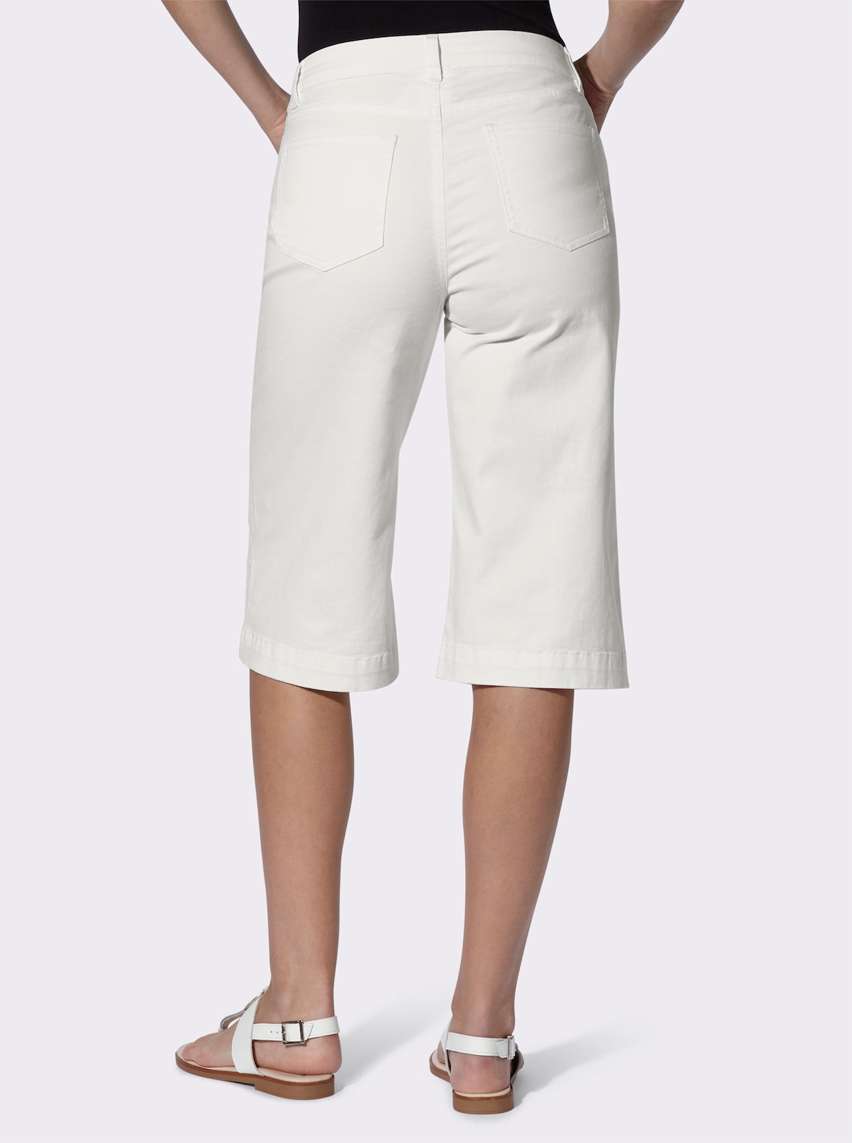 heine Jeansbermudas - ecru