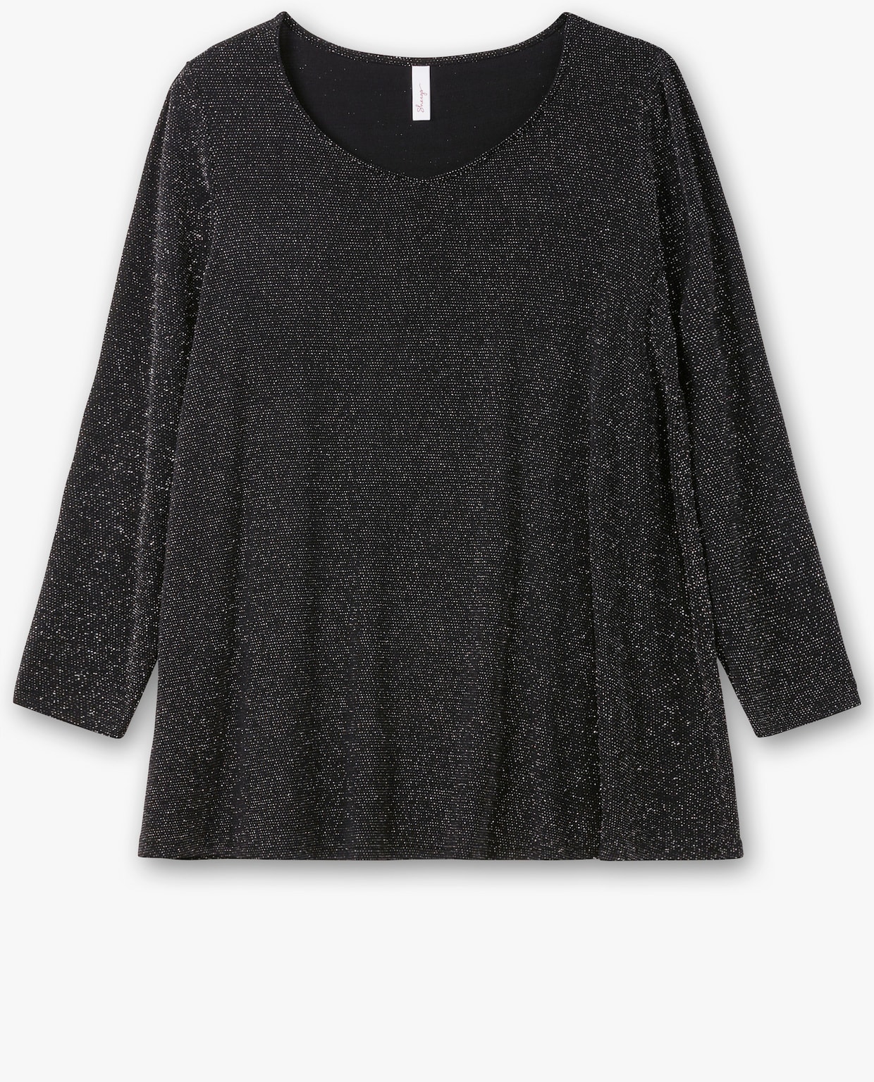 sheego Longshirt - schwarz