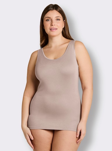 wäschepur Achselhemd in Modal-Qualität - beige