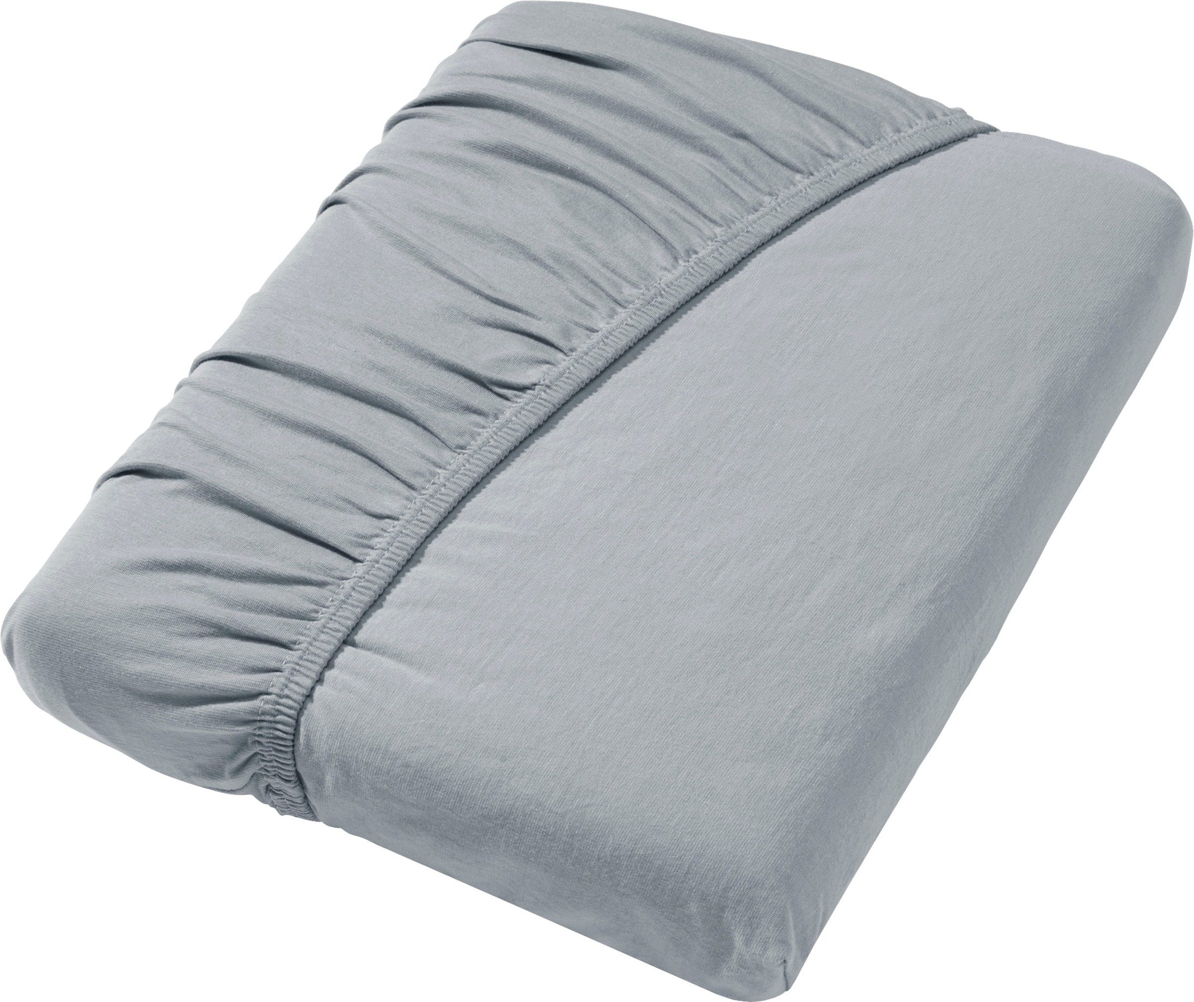 Matratze Bett günstig Kaufen-Spannbetttuch in silberfarben von Irisette. Spannbetttuch in silberfarben von Irisette <![CDATA[Spannbetttuch in Frottee-Stretch-Qualität. Flauschig, formbeständig und dauerelastisch. Bügelfrei. Geeignet für eine Matratzenhöhe von bis zu 20 cm.]]>. 