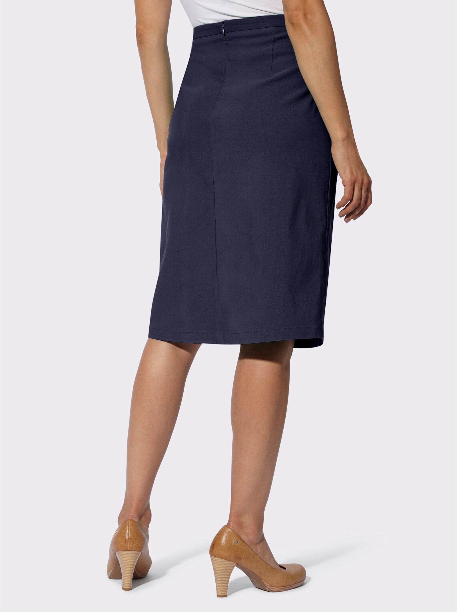Schlupfrock mit Formbund - marine