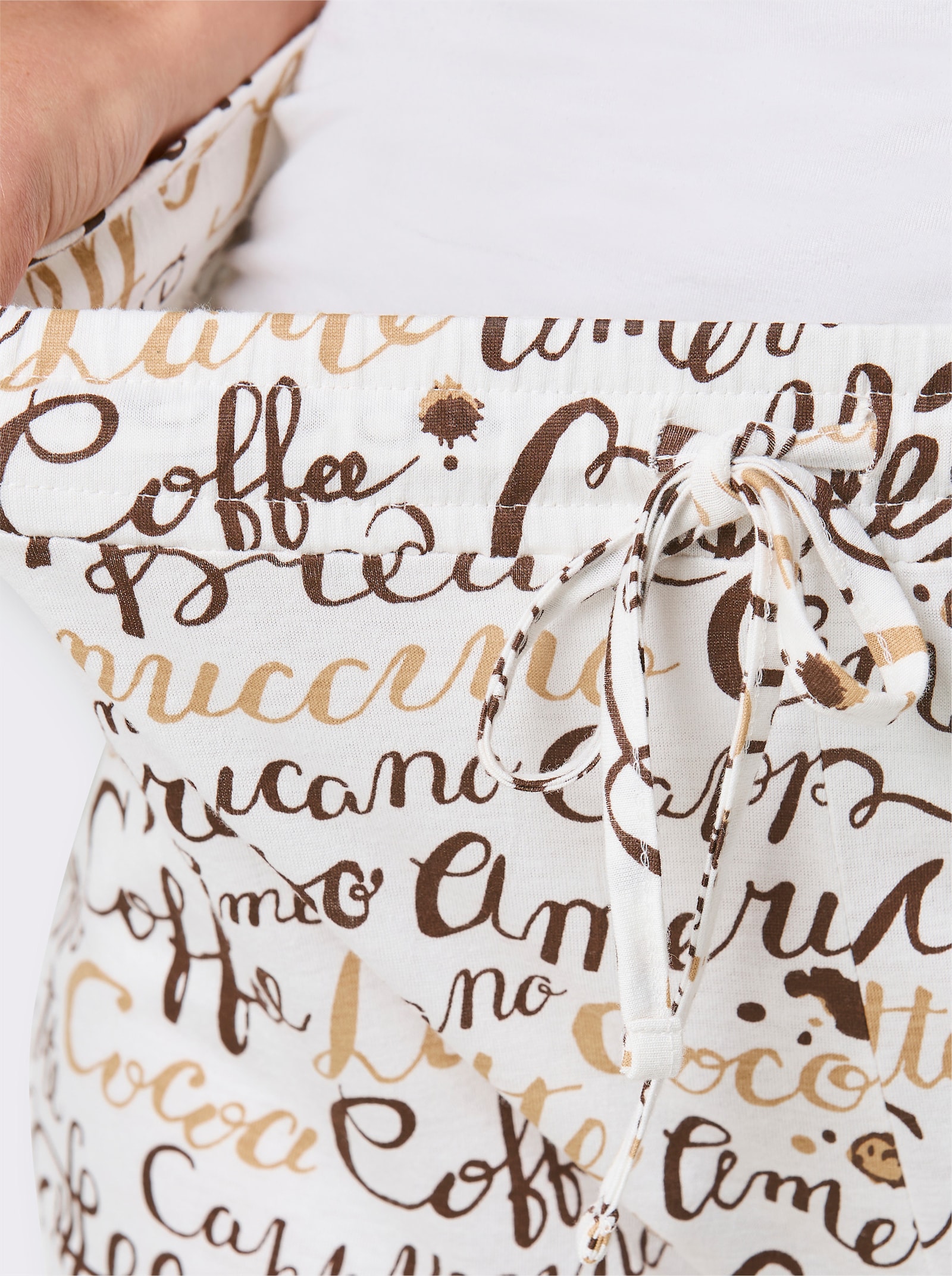 wäschepur Corsaire - écru-chocolat imprimé