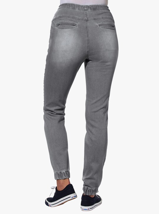 Jeans - grey-denim