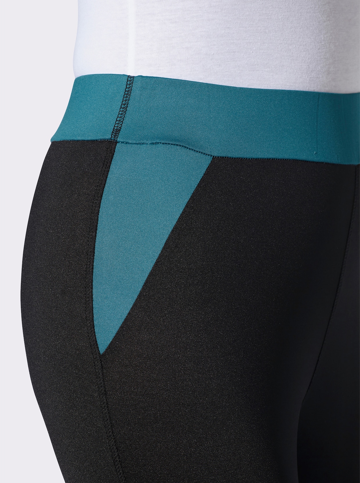 Leggings - schwarz-petrol