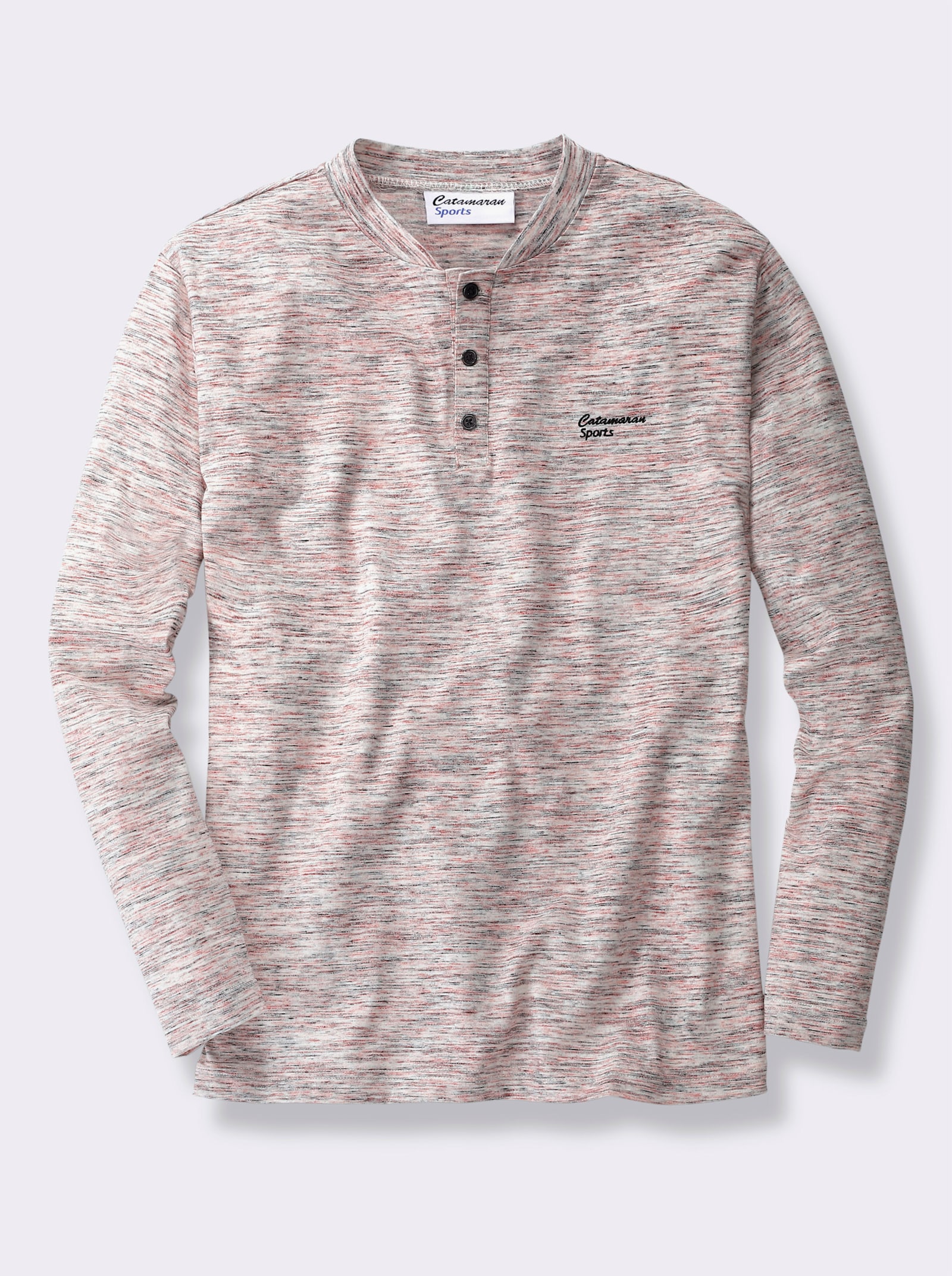 Catamaran Sports Funktions-Shirt - rot-meliert